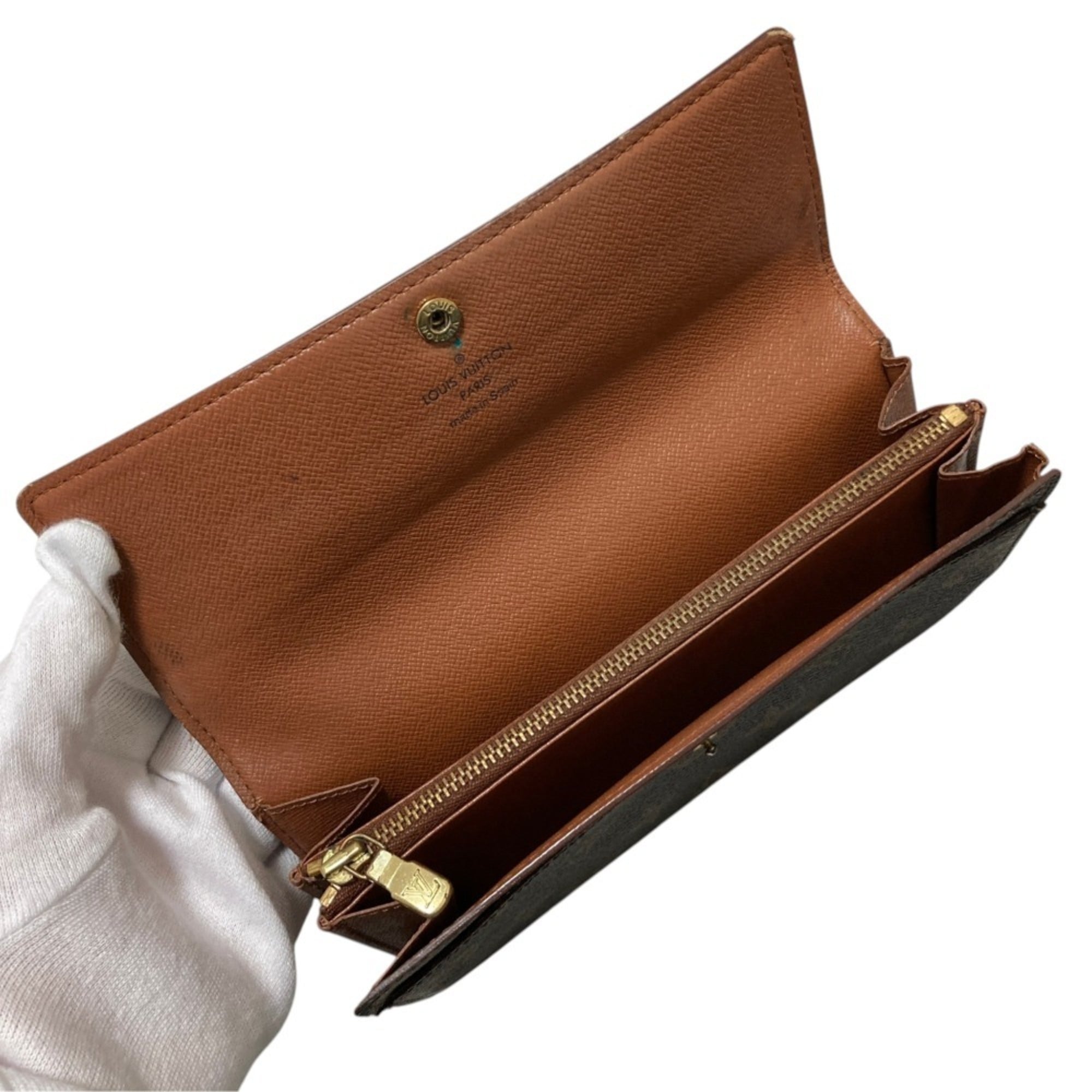 Louis Vuitton Brown Monogram Monogram Long Wallet (Bi-Fold) (Pre-Owned)