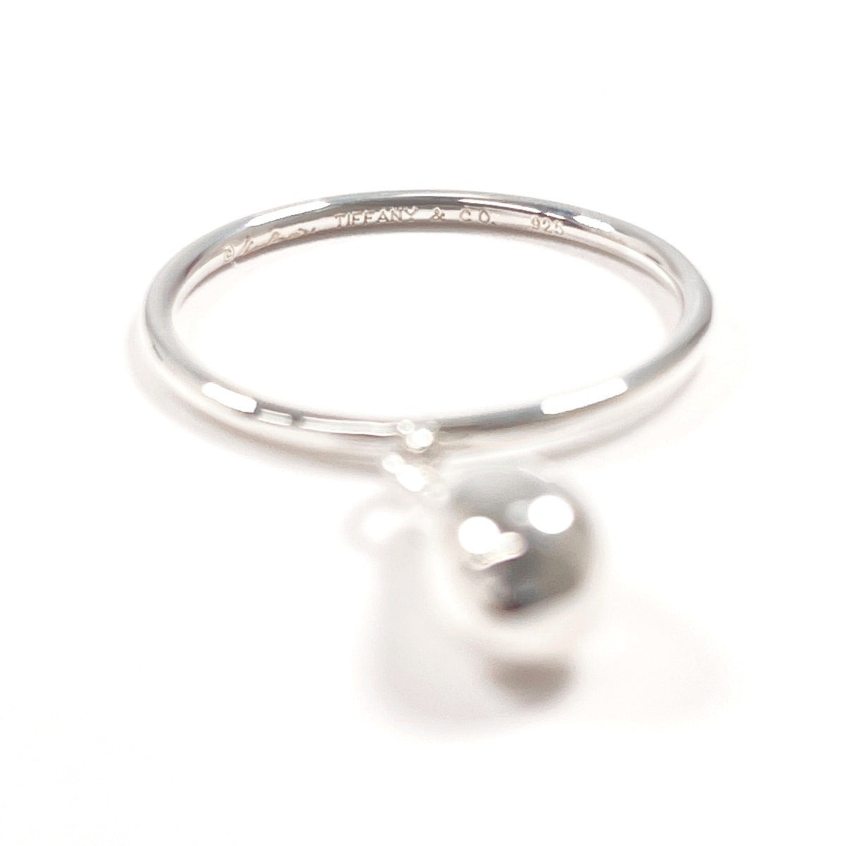 Tiffany Silver Silver 925 Band Ring (Pre-Owned)