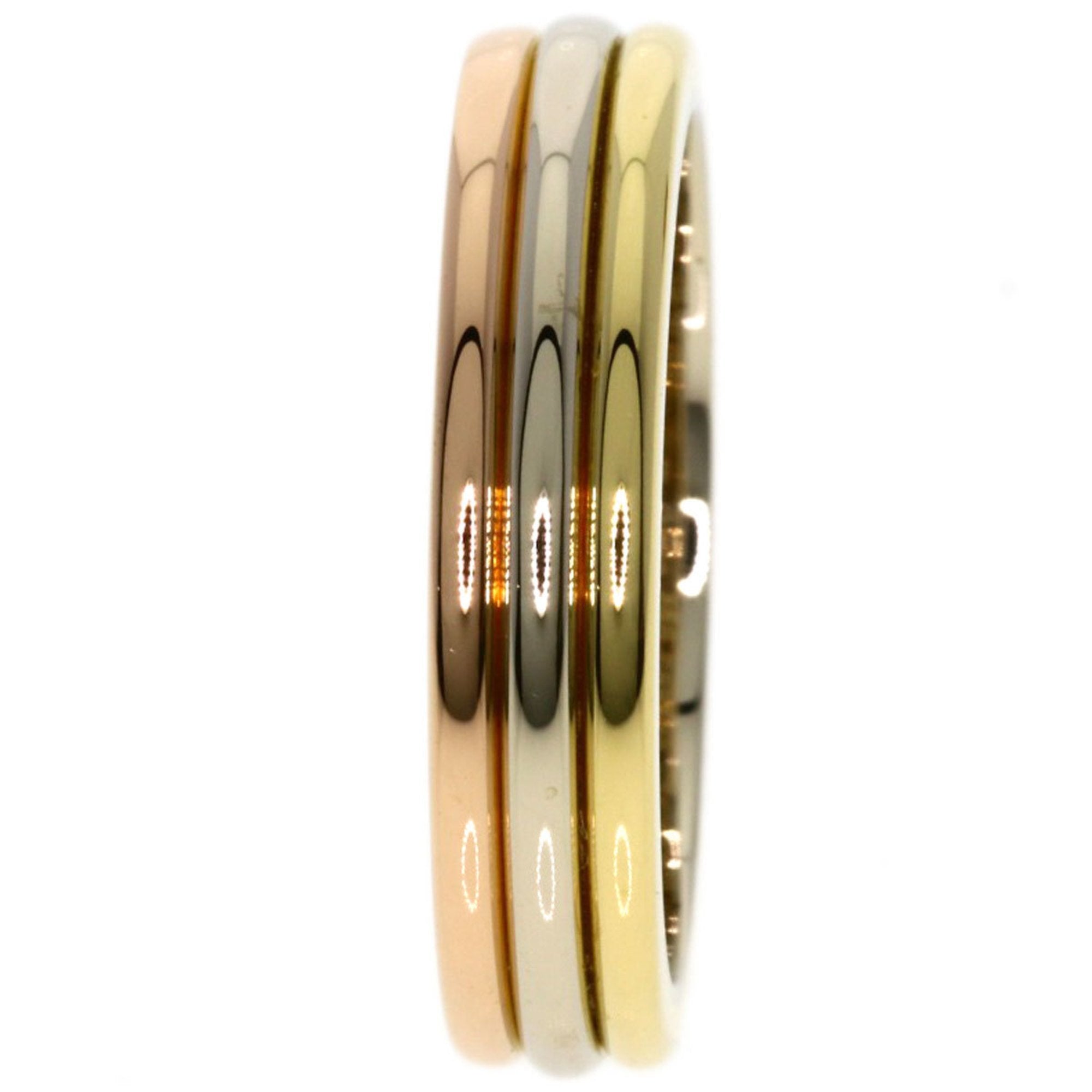 Cartier Gold Pink Yellow Band Ring (Pre-Owned)