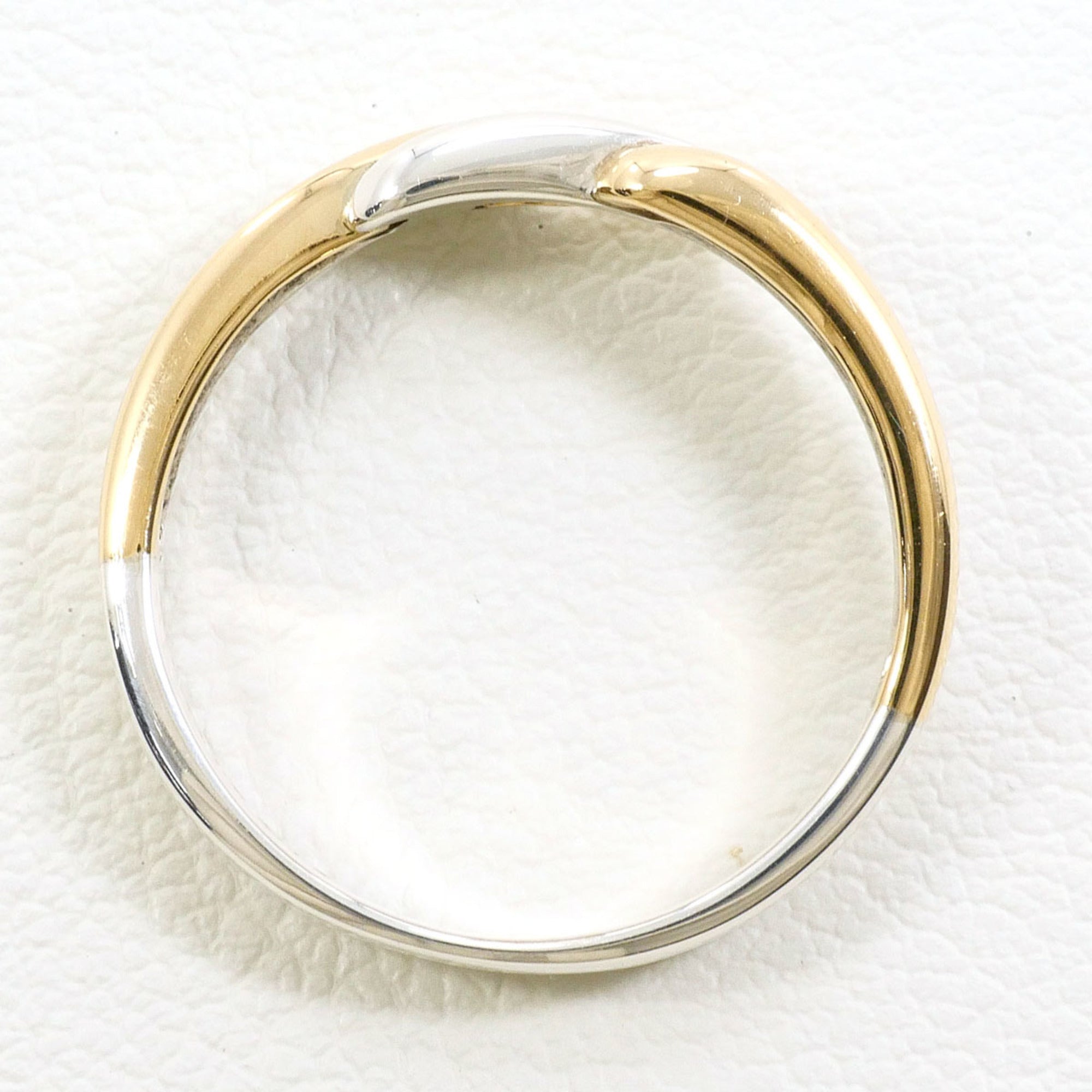 Unbranded Silver Yellow Gold Silver 925 Yellow Gold (10K) Band Ring (Pre-Owned)