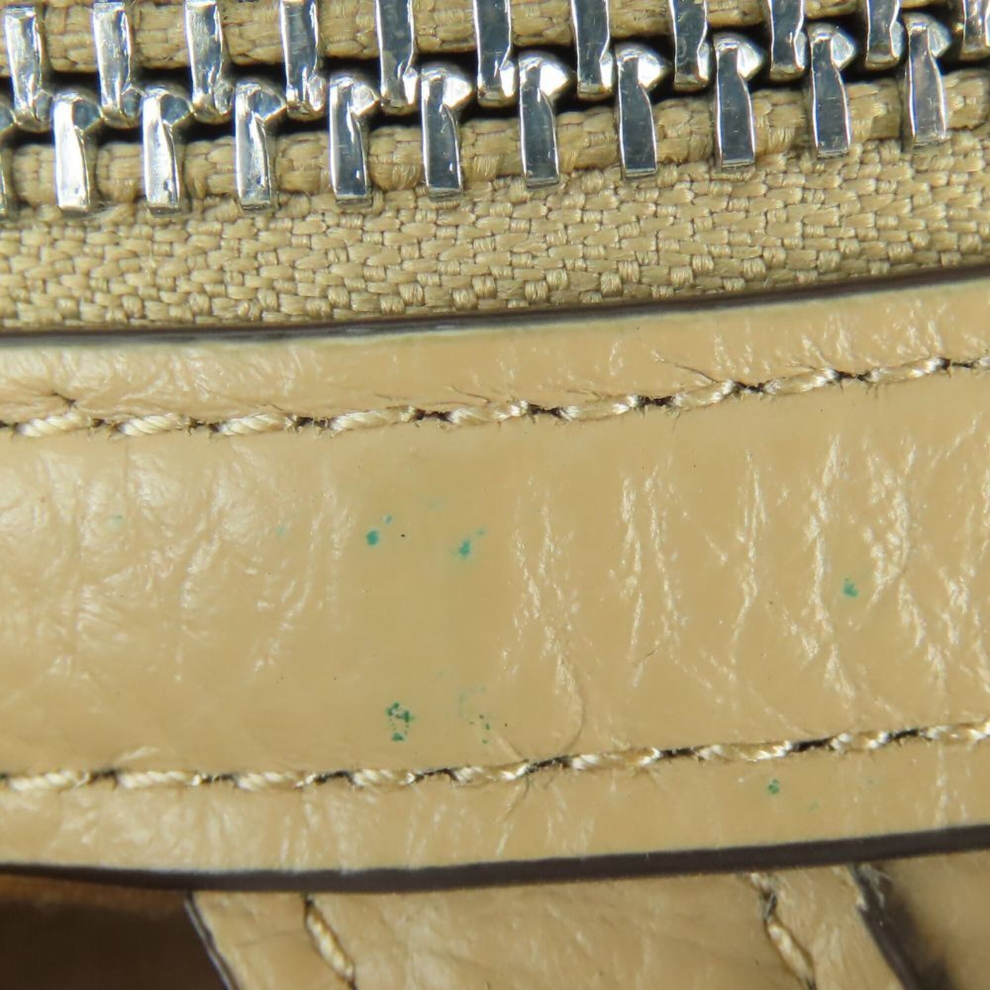 Coach Beige Leather Tote Bag (Pre-Owned)