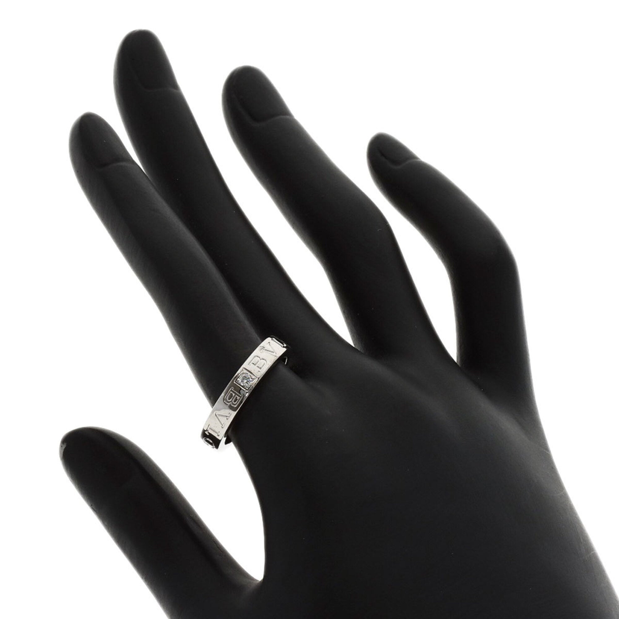 Bvlgari White Gold (18K) Band Ring (Pre-Owned)