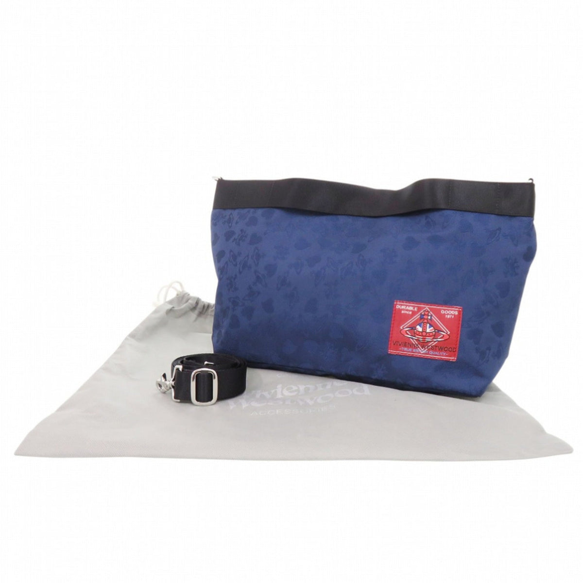 Vivienne Westwood Navy Nylon Shoulder Bag (Pre-Owned)