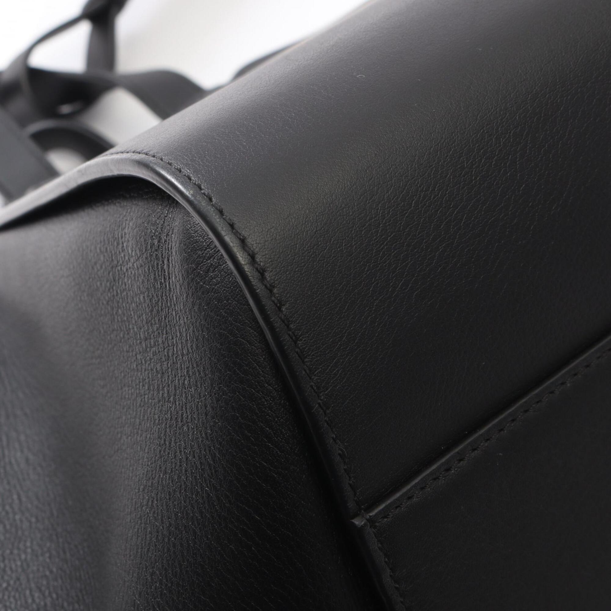 Loewe Hammock Black Leather Handbag (Pre-Owned)