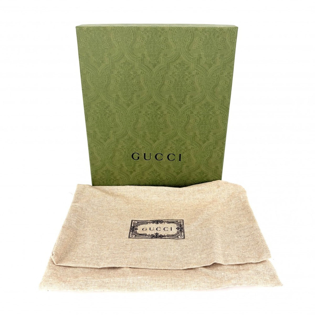 Gucci Beige White Gg Supreme Canvas Leather Pochette Shoulder Bag (Pre-Owned)