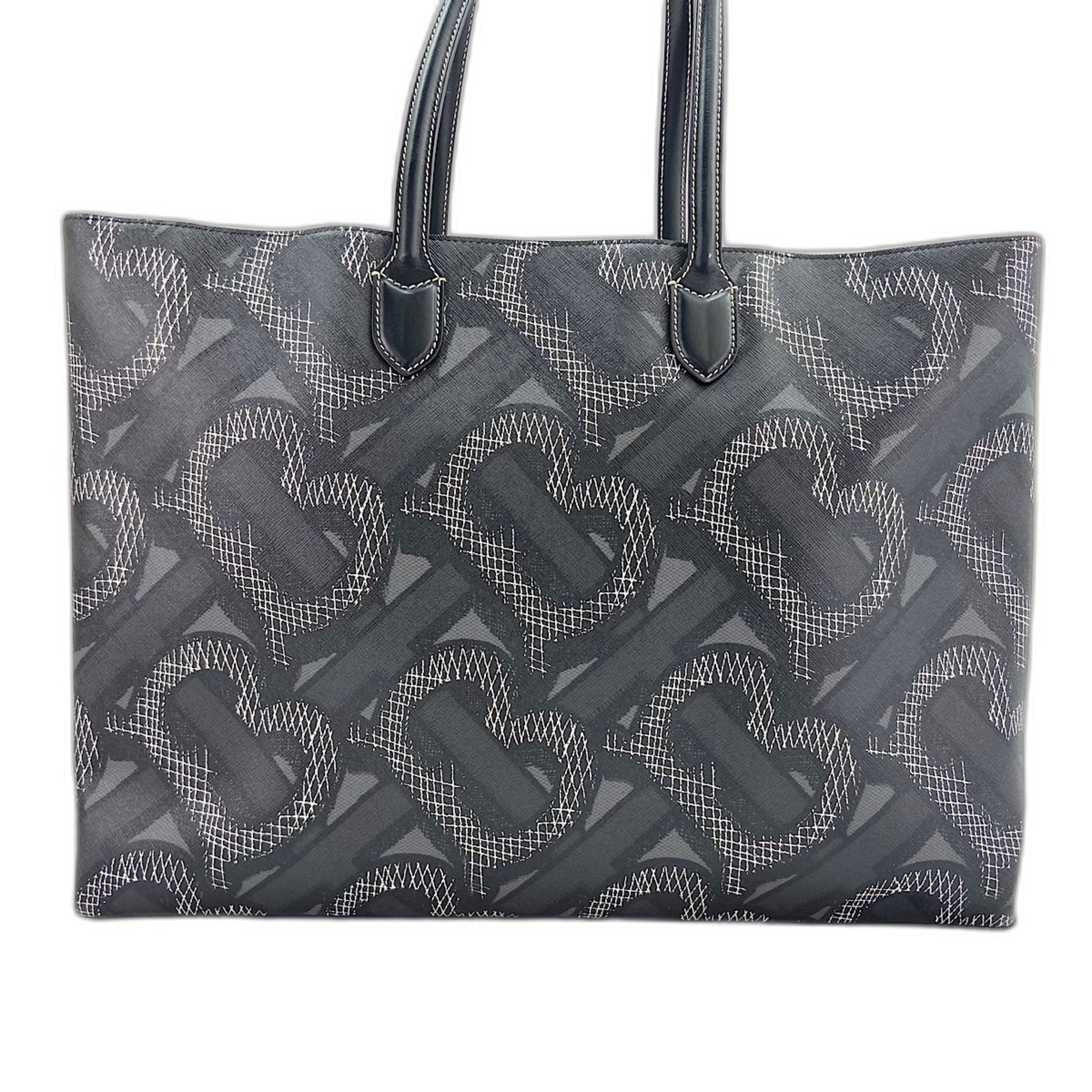 Burberry Black Pvc Tote Bag (Pre-Owned)