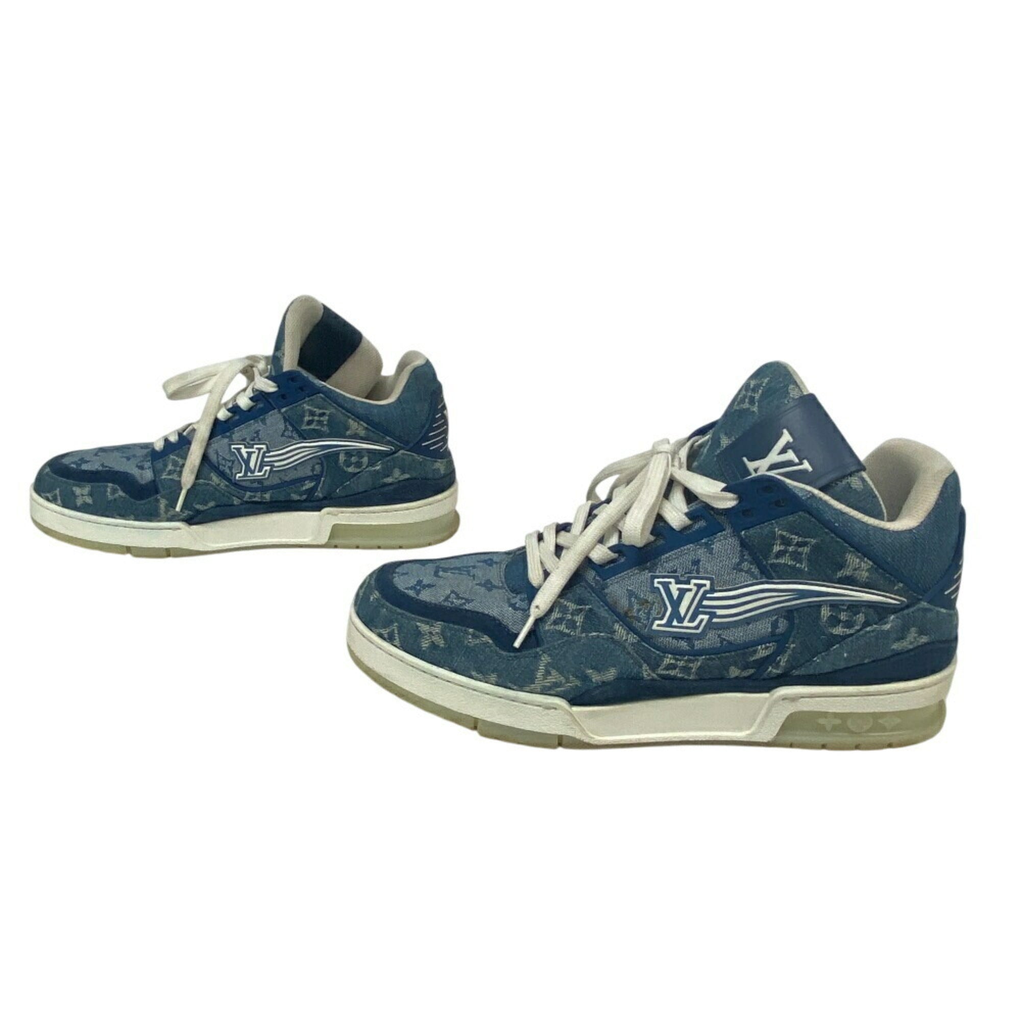 Louis Vuitton Blue White Sneakers (Pre-Owned)