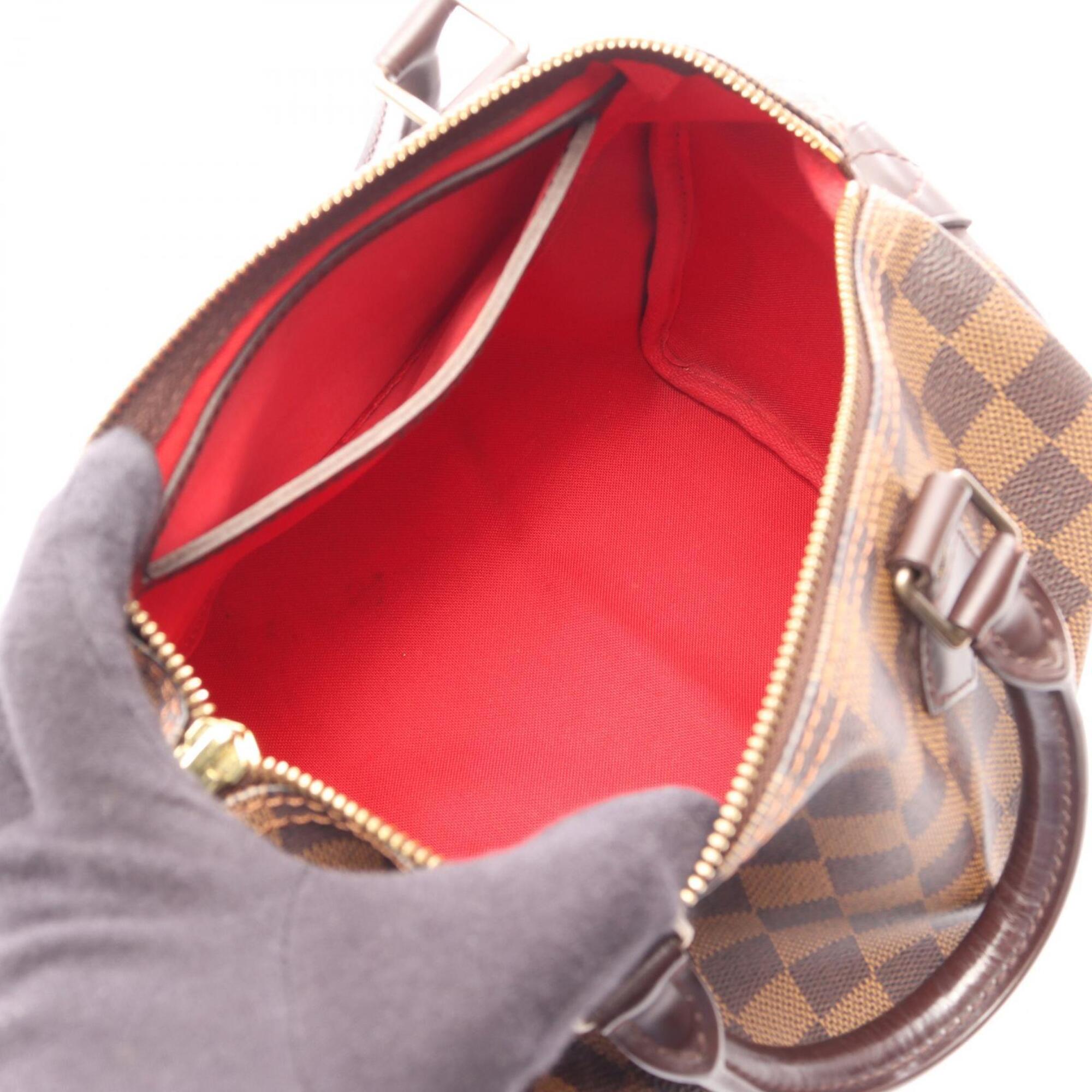 Louis Vuitton Brown Coated Canvas Leather Handbag (Pre-Owned)