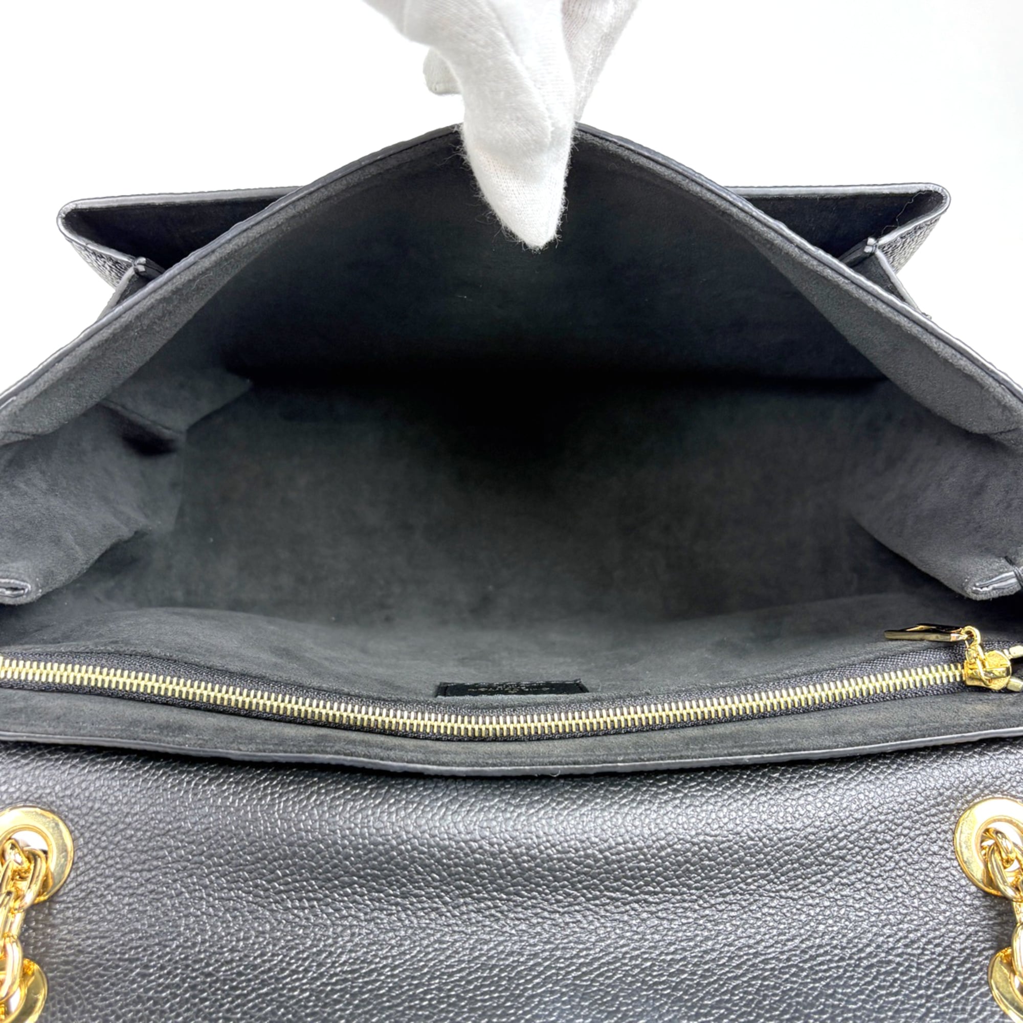 Louis Vuitton Black Noir Monogram Empreinte Shoulder Bag (Pre-Owned)