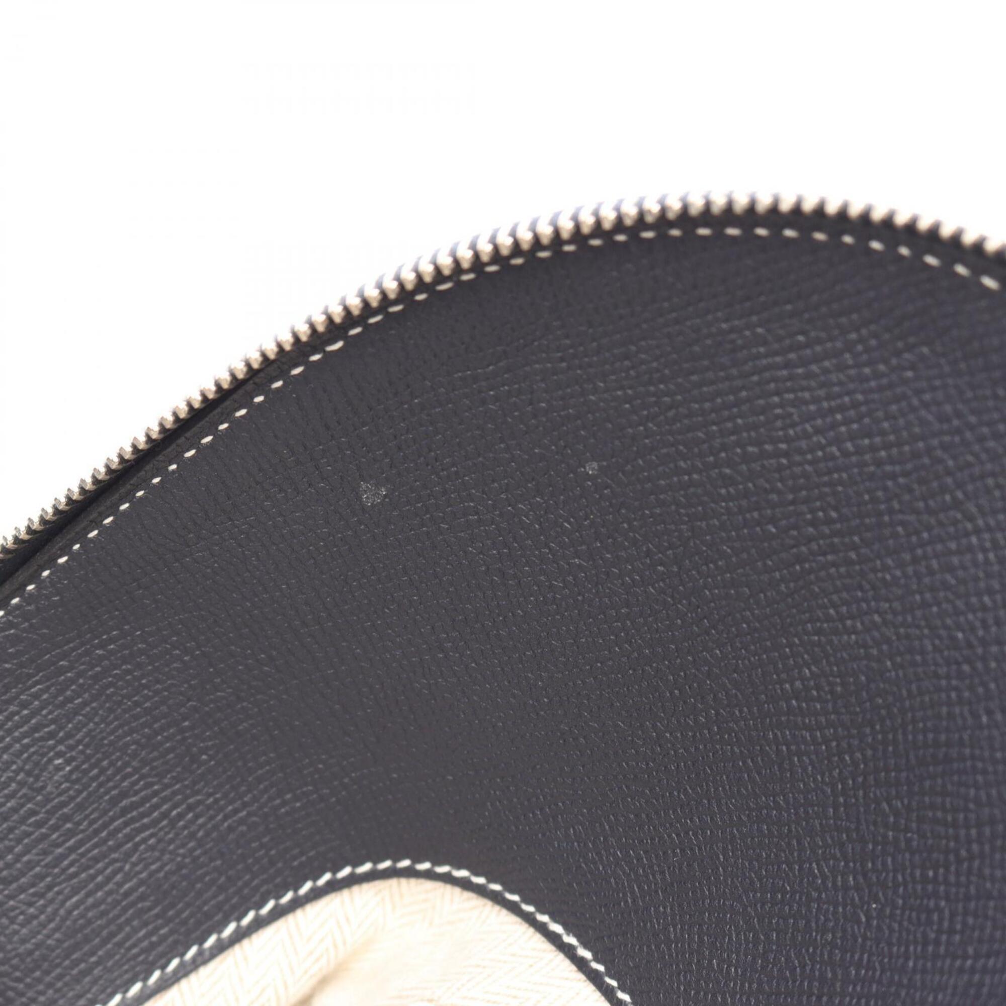 Hermes Navy Epsom Leather Handbag Tote Bag (Pre-Owned)
