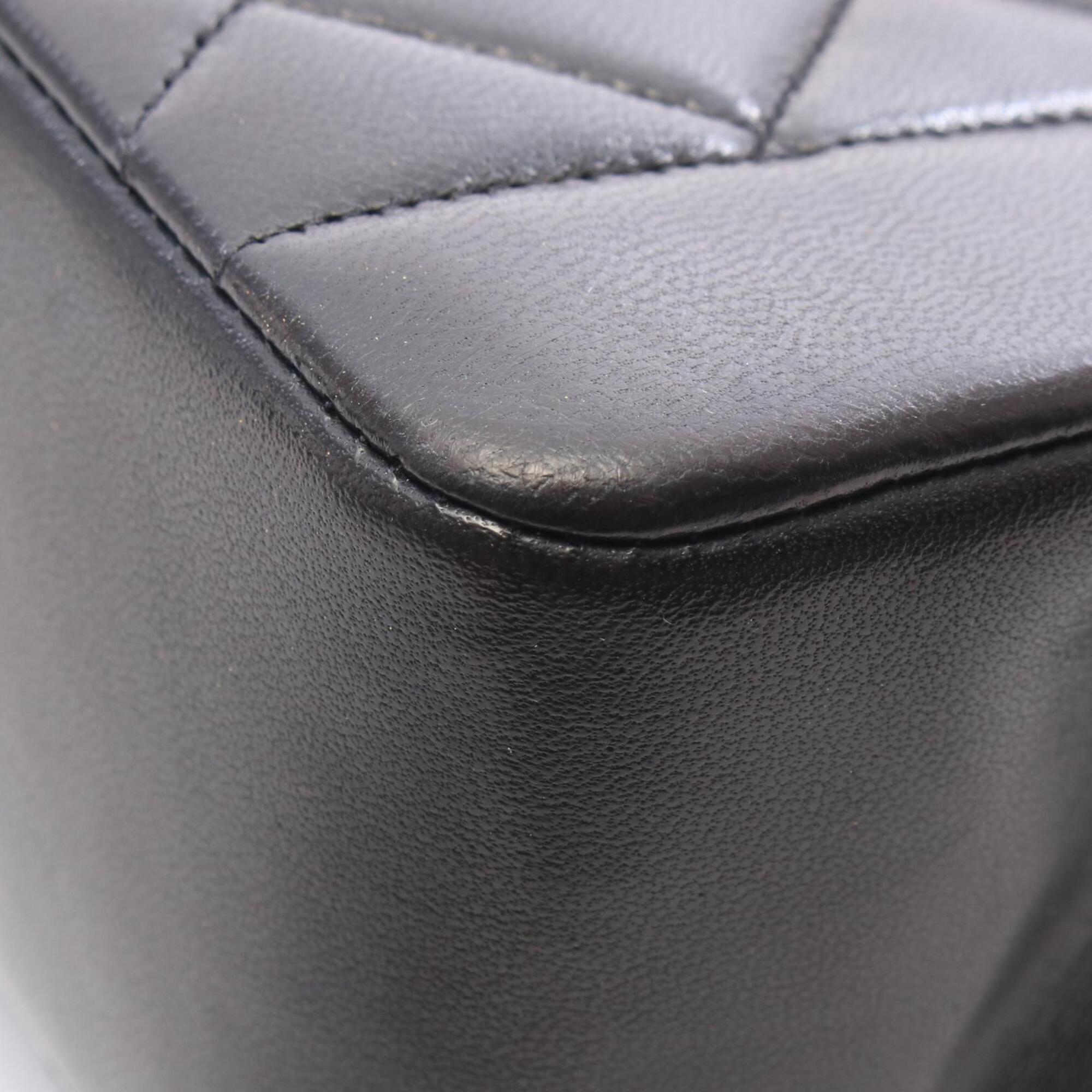 Chanel Black Leather Shoulder Bag (Pre-Owned)