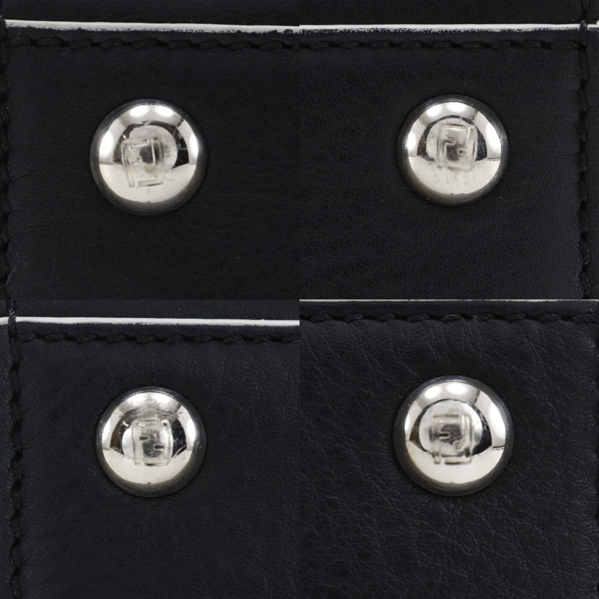 Fendi Black Leather Handbag (Pre-Owned)