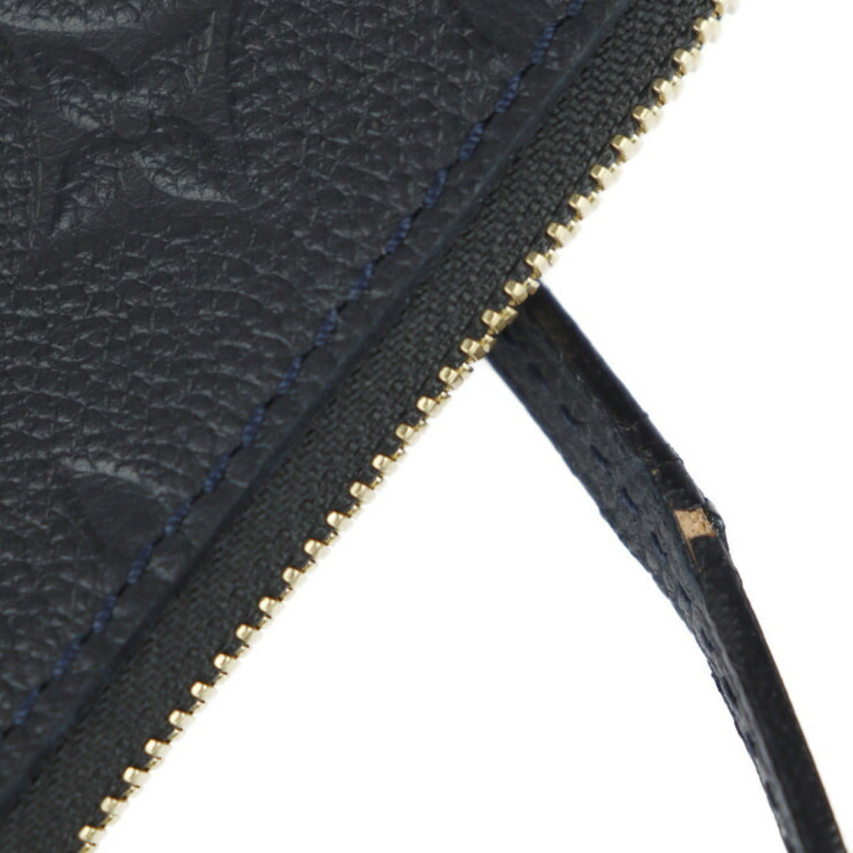 Louis Vuitton Black Leather Handbag Pouch Shoulder Bag Tote Bag (Pre-Owned)