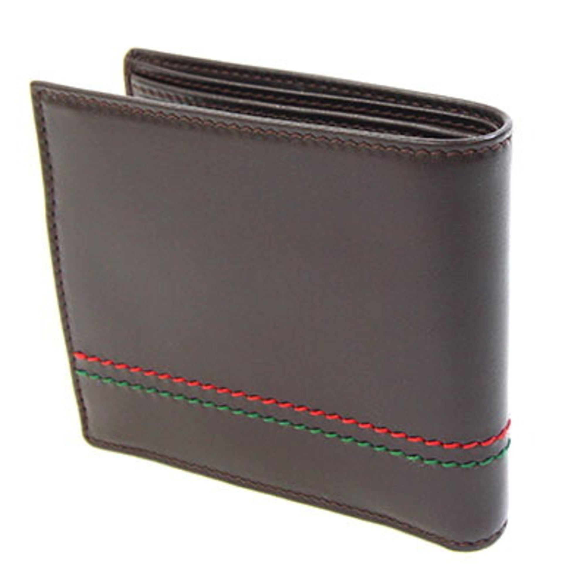 Gucci Dark Brown Leather Wallet (Bi-Fold) (Pre-Owned)