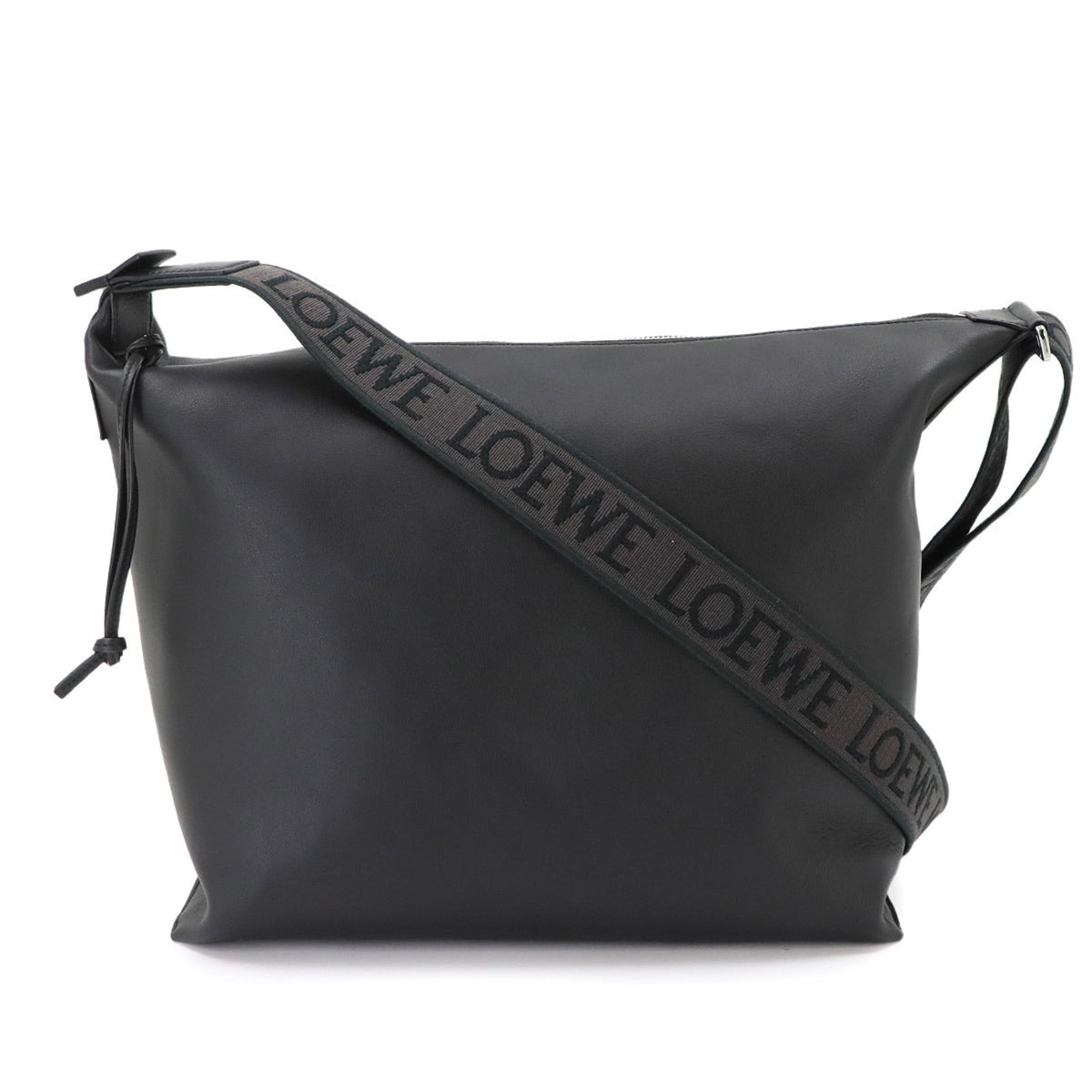 Loewe Black Leather Crossbody Bag Handbag Shoulder Bag (Pre-Owned)