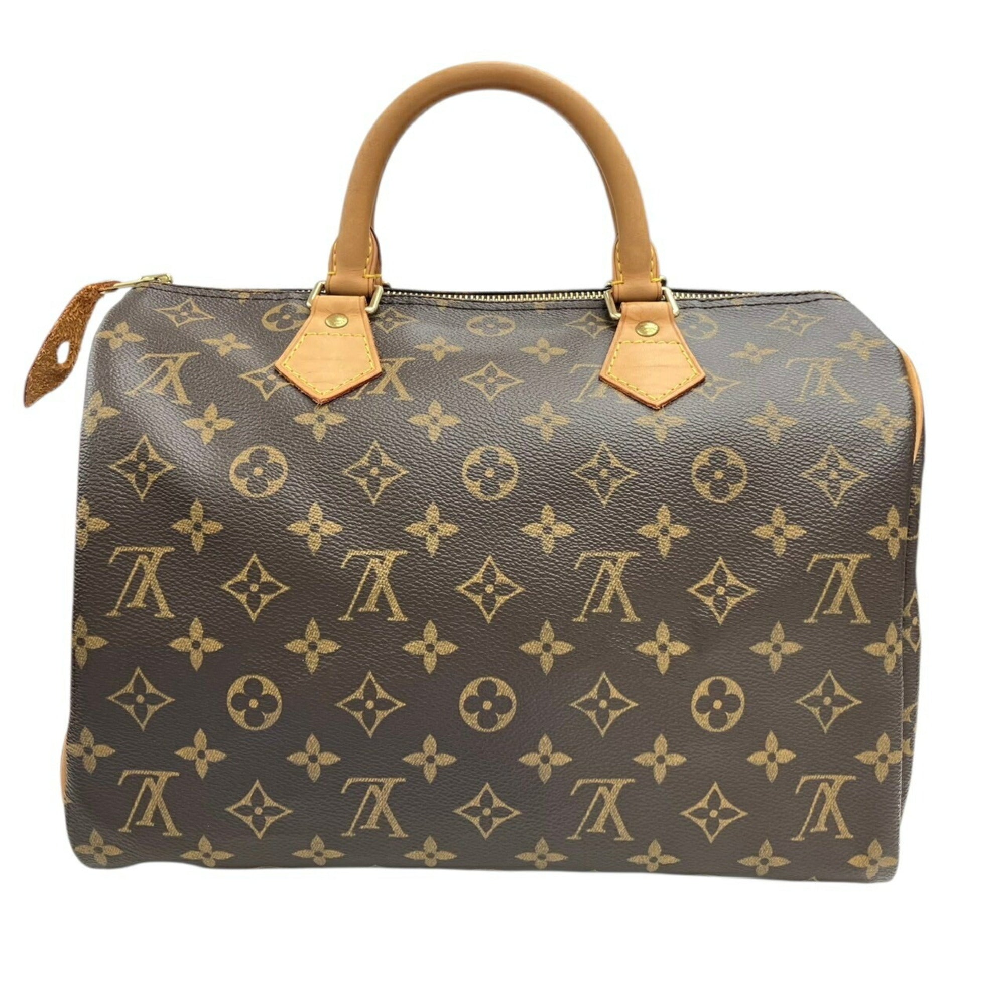 Louis Vuitton Brown Monogram Boston Bag Handbag (Pre-Owned)