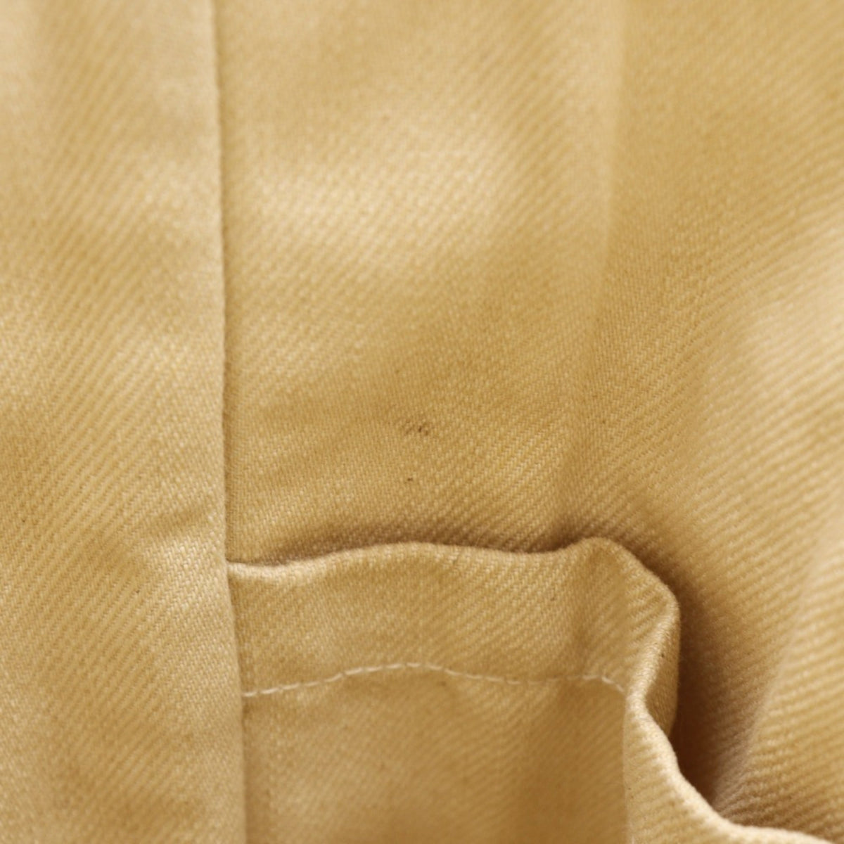 Hermes Beige Canvas Tote Bag (Pre-Owned)