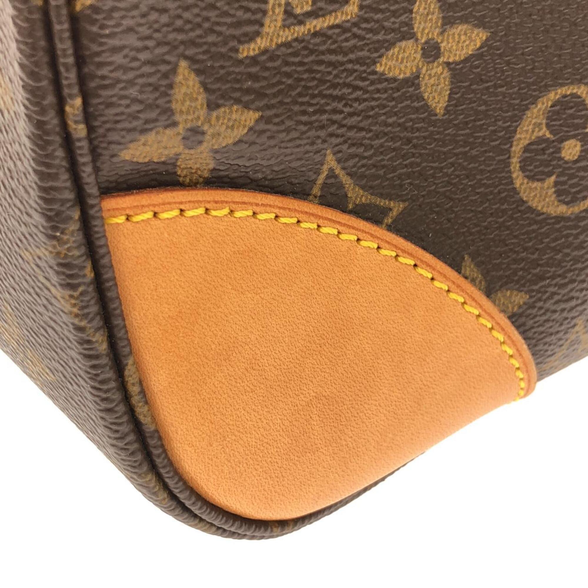 Louis Vuitton Monogram Marron Coated Canvas Shoulder Bag (Pre-Owned)