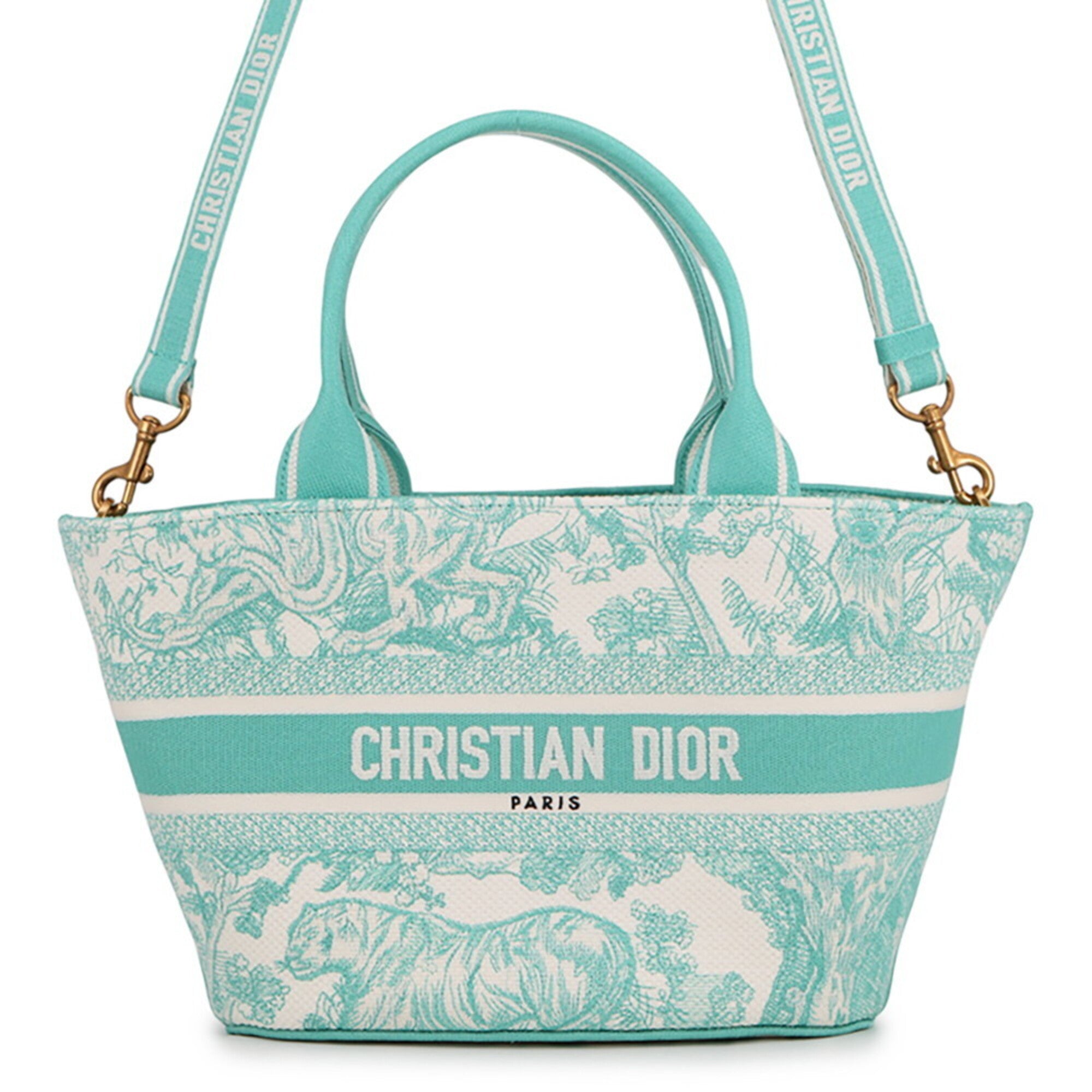 Christian Dior Canvas Handbag Pouch (Pre-Owned)