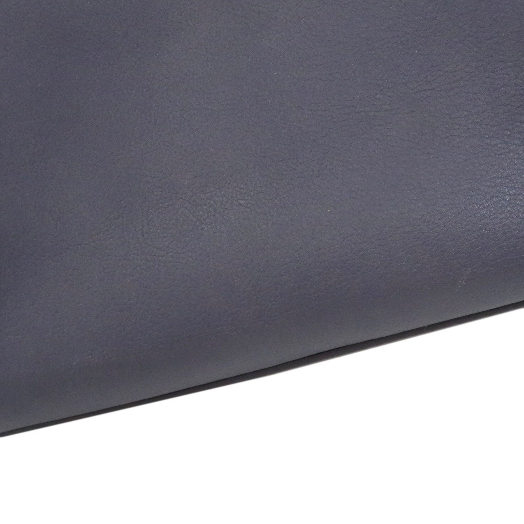 Cartier Blue Leather Tote Bag (Pre-Owned)