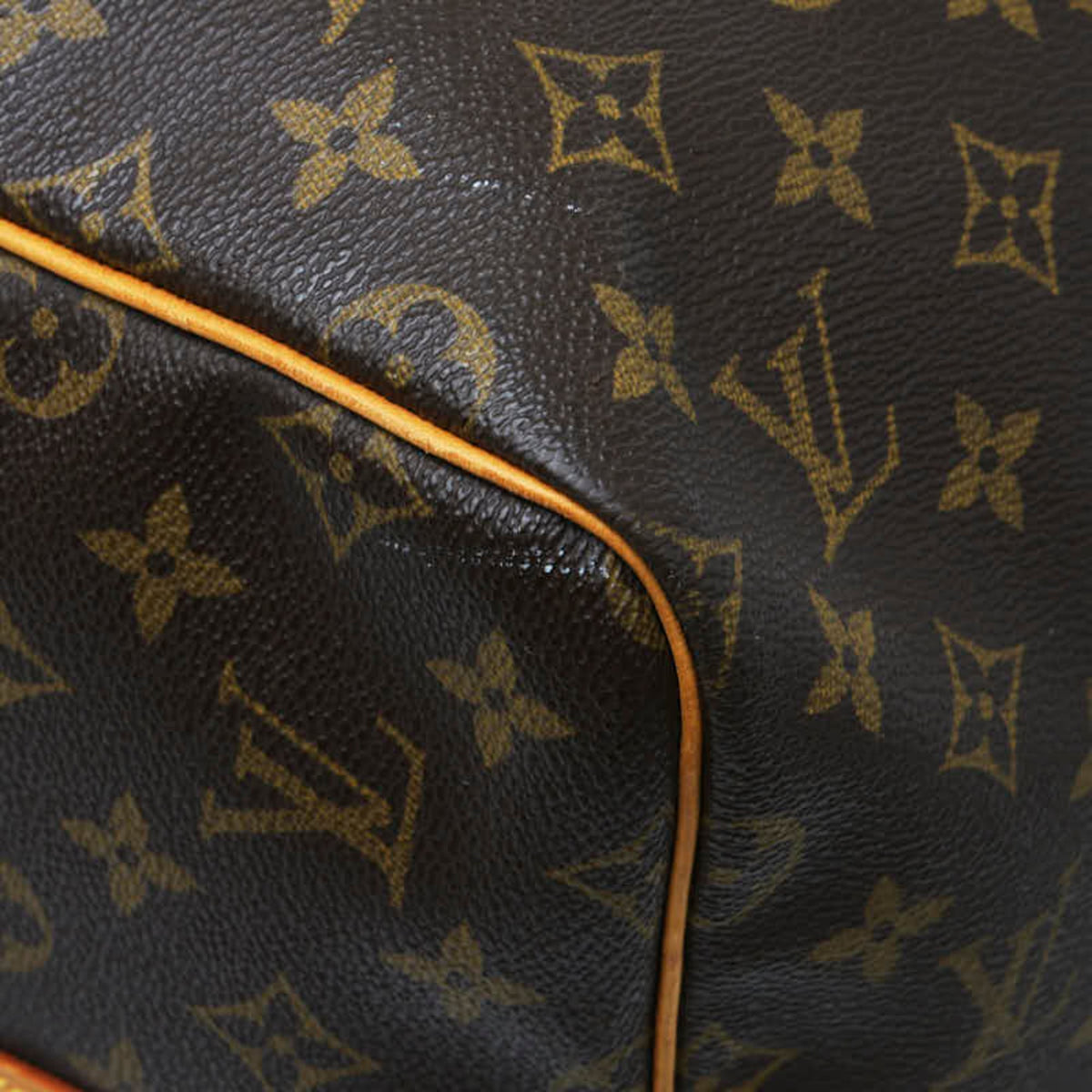 Louis Vuitton Monogram Brown Pvc Leather Boston Bag Shoulder Bag (Pre-Owned)