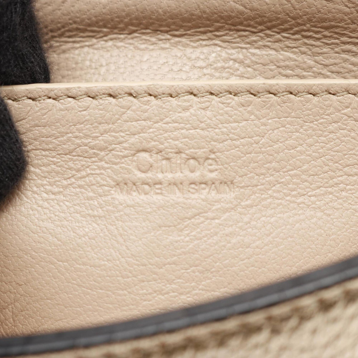 Chloé Leather Handbag Shoulder Bag (Pre-Owned)
