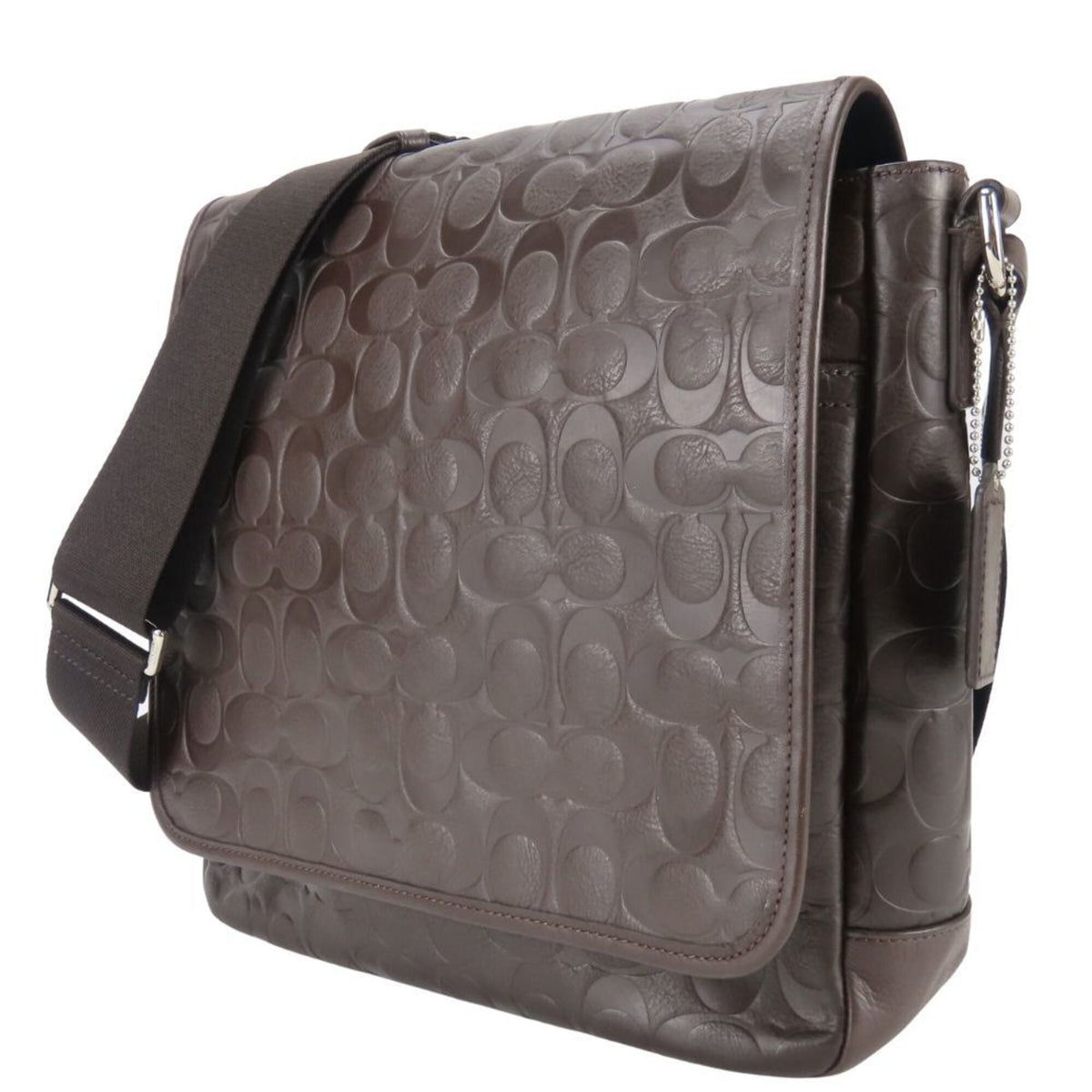 Coach Dark Brown Leather Shoulder Bag (Pre-Owned)