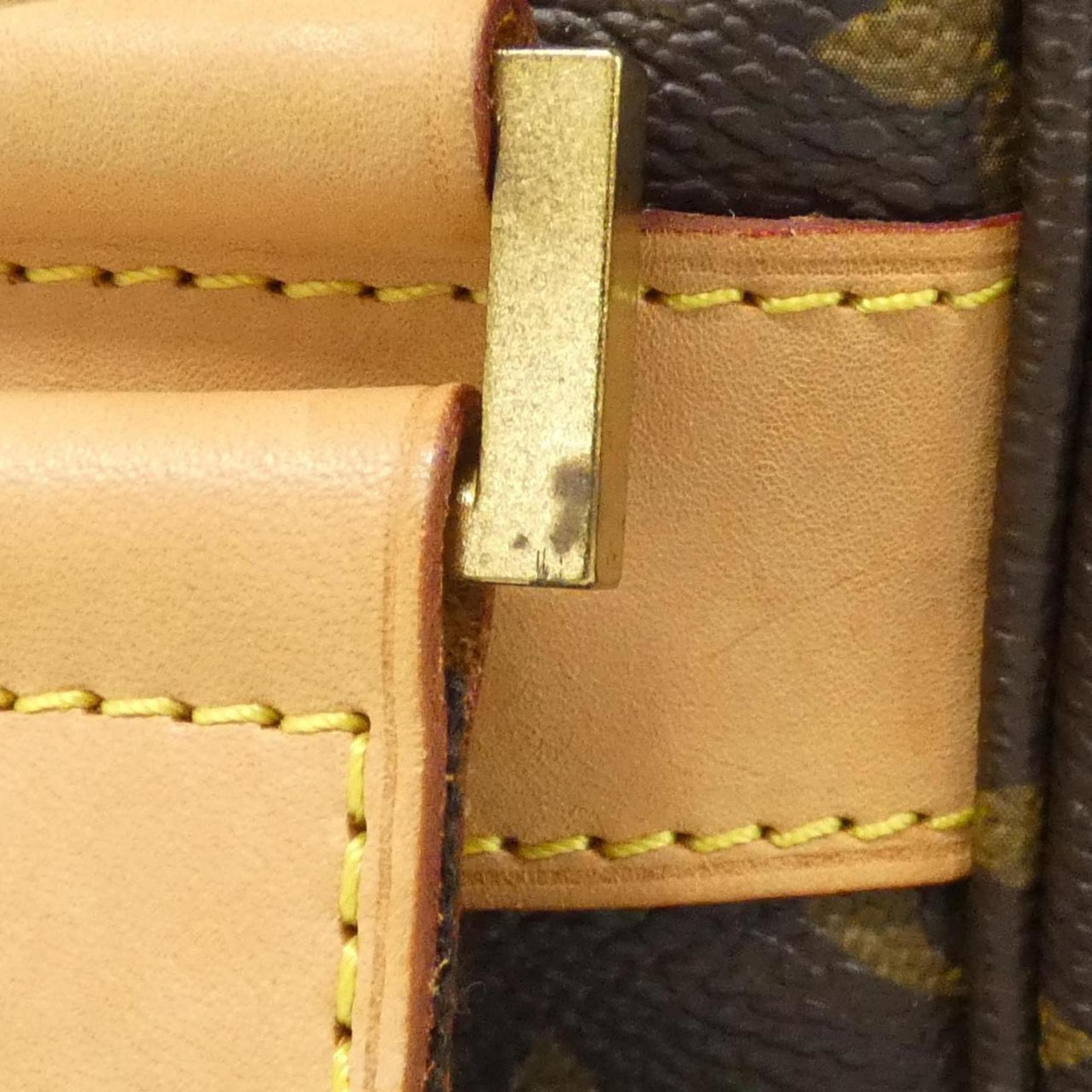 Louis Vuitton Brown Coated Canvas Handbag (Pre-Owned)