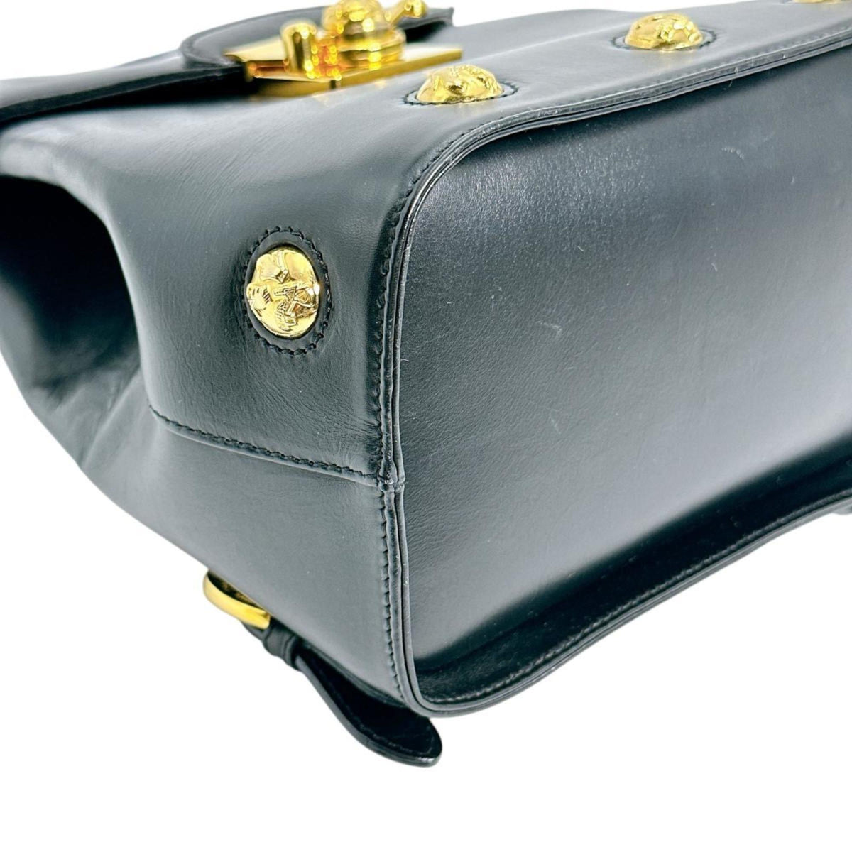 Salvatore Ferragamo Black Leather Backpack (Pre-Owned)