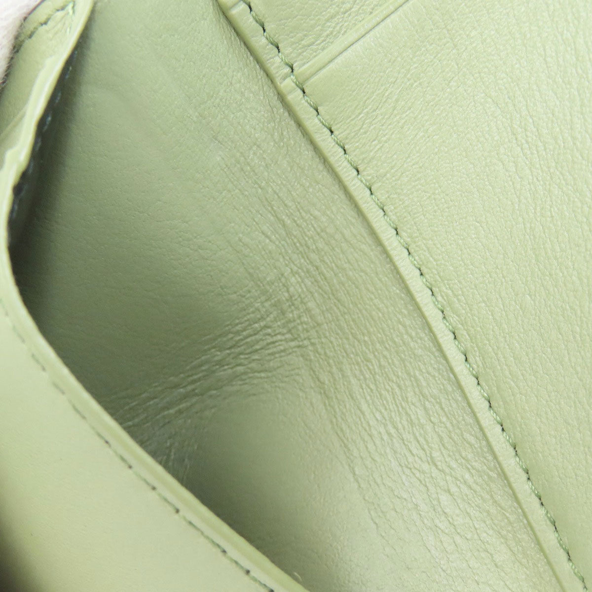 Loewe Green Leather Wallet (Bi-Fold) (Pre-Owned)