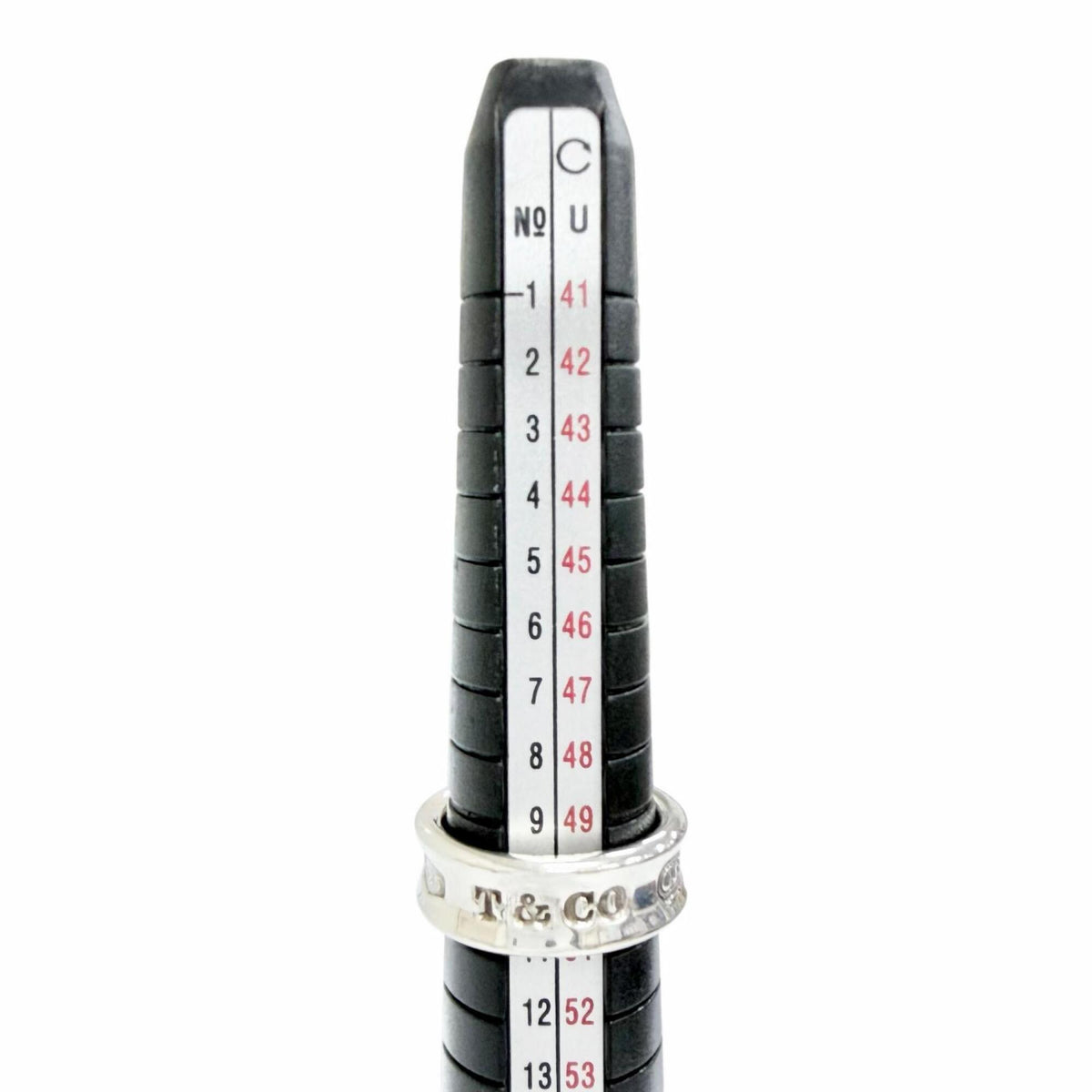 Tiffany Silver Silver 925 Band Ring (Pre-Owned)