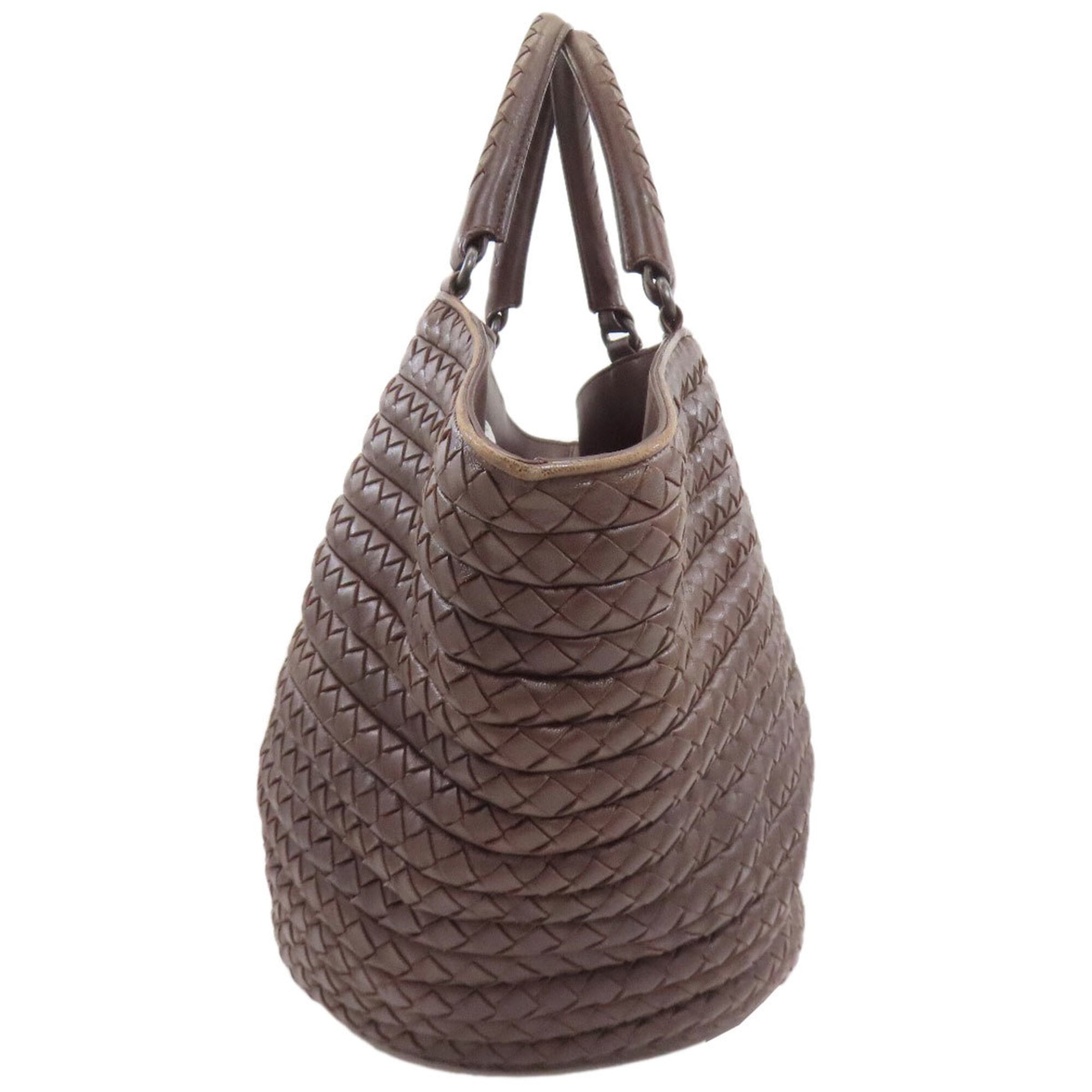 Bottega Veneta Brown Leather Handbag (Pre-Owned)