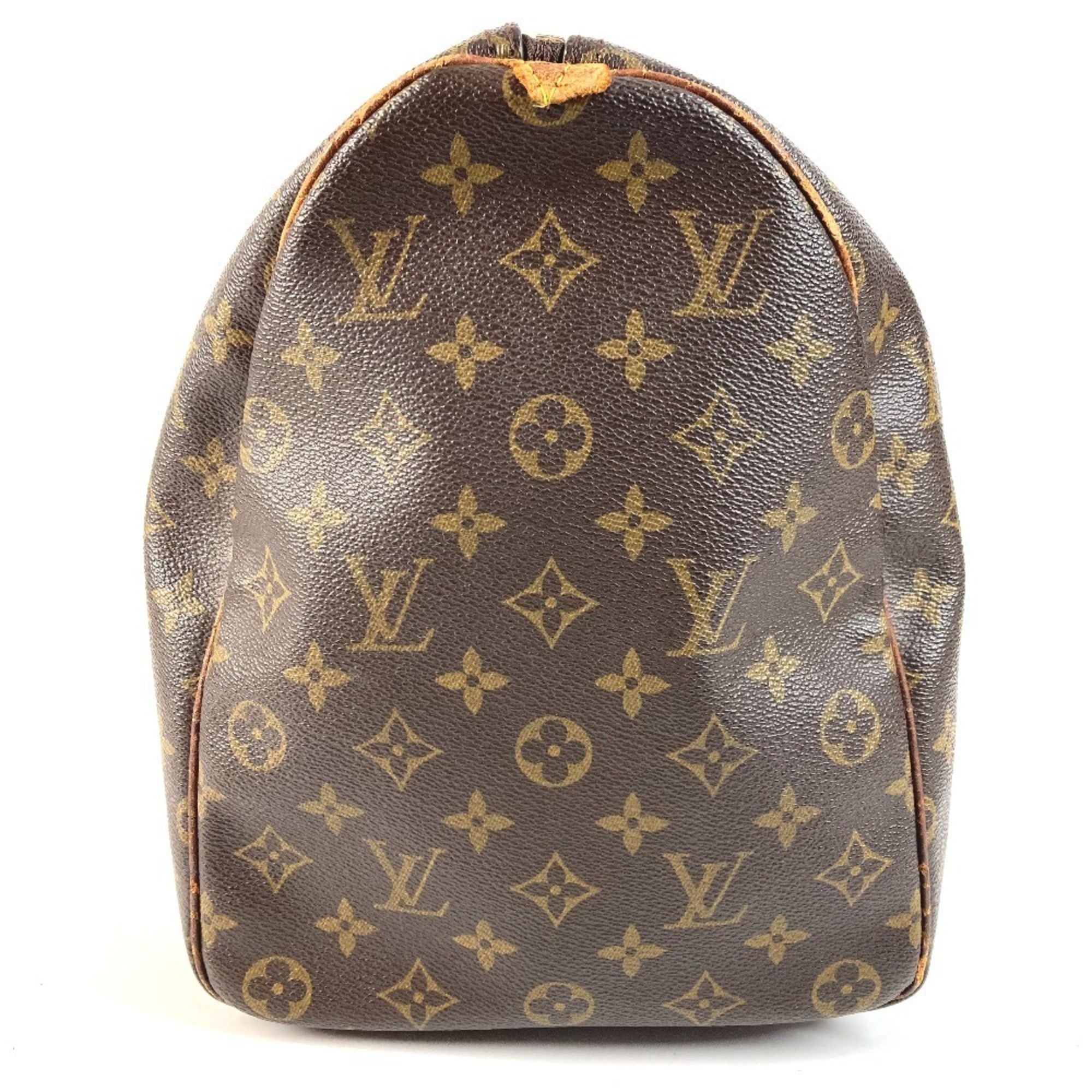 Louis Vuitton Brown Monogram Boston Bag Handbag (Pre-Owned)