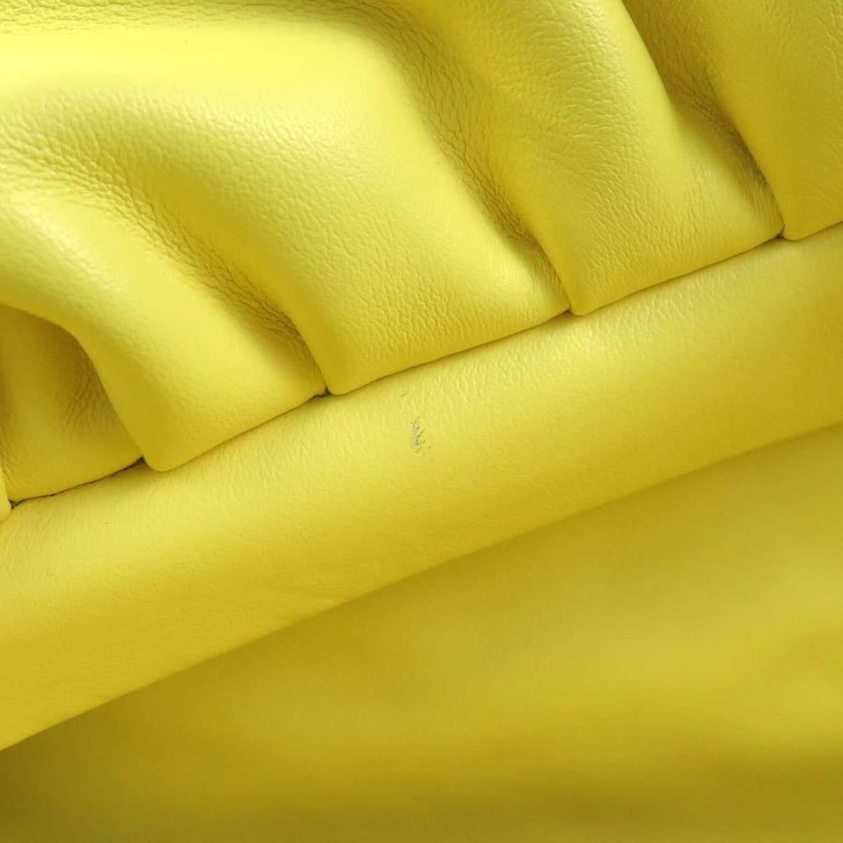 Bottega Veneta Yellow Leather Handbag Shoulder Bag (Pre-Owned)