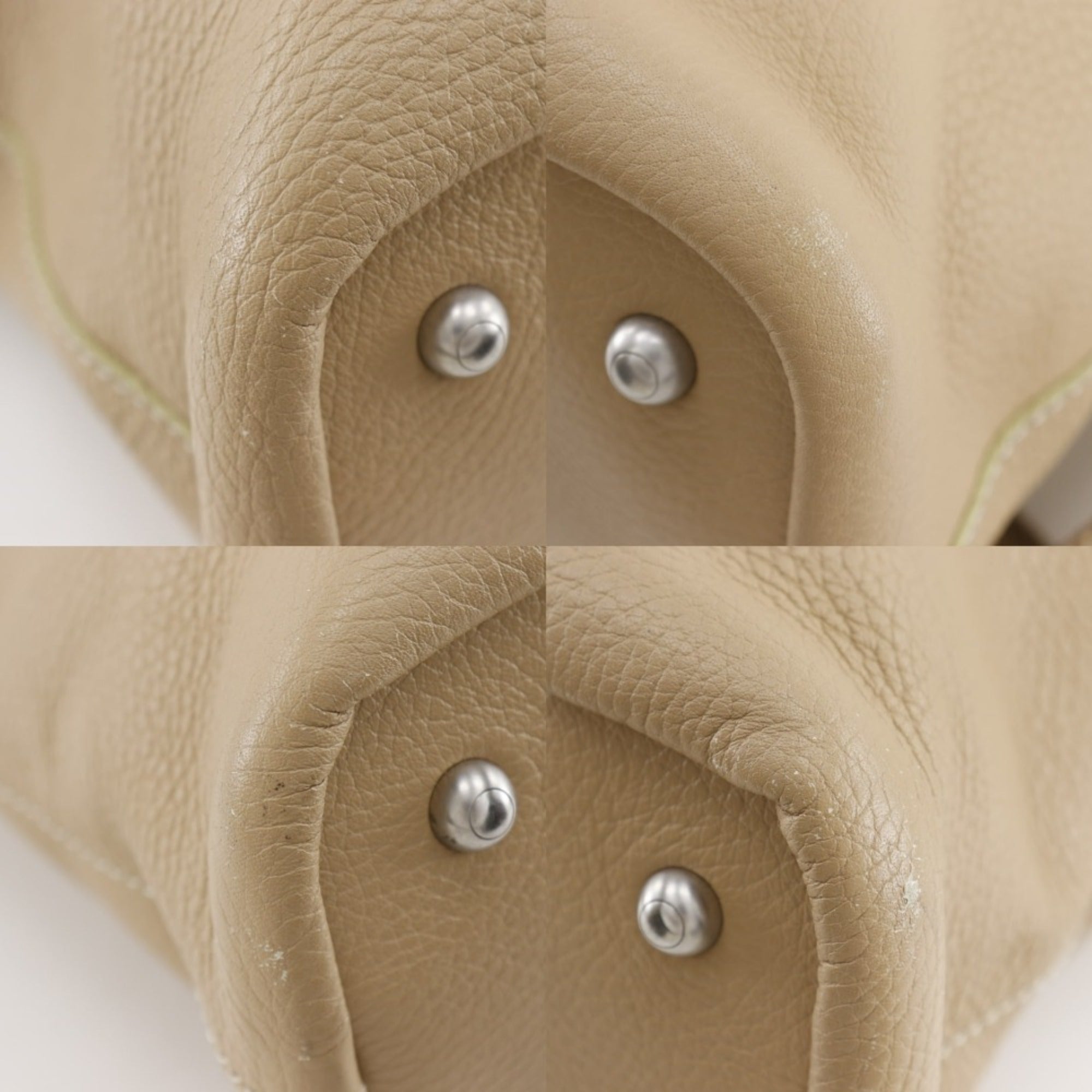 Tod's Beige Leather Handbag Tote Bag (Pre-Owned)