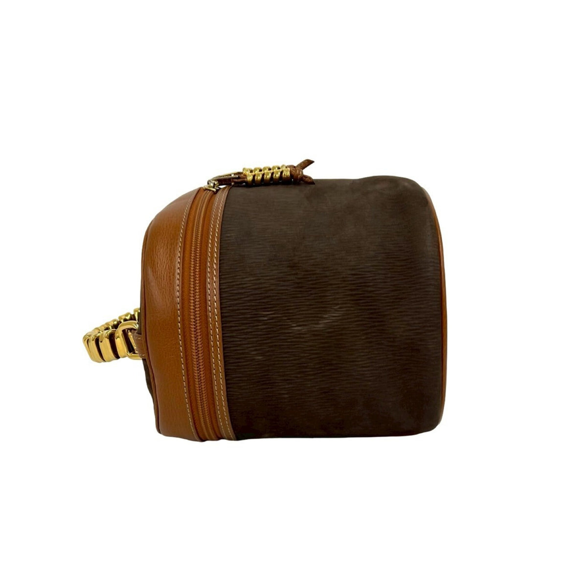 Loewe Brown Leather Handbag Shoulder Bag (Pre-Owned)