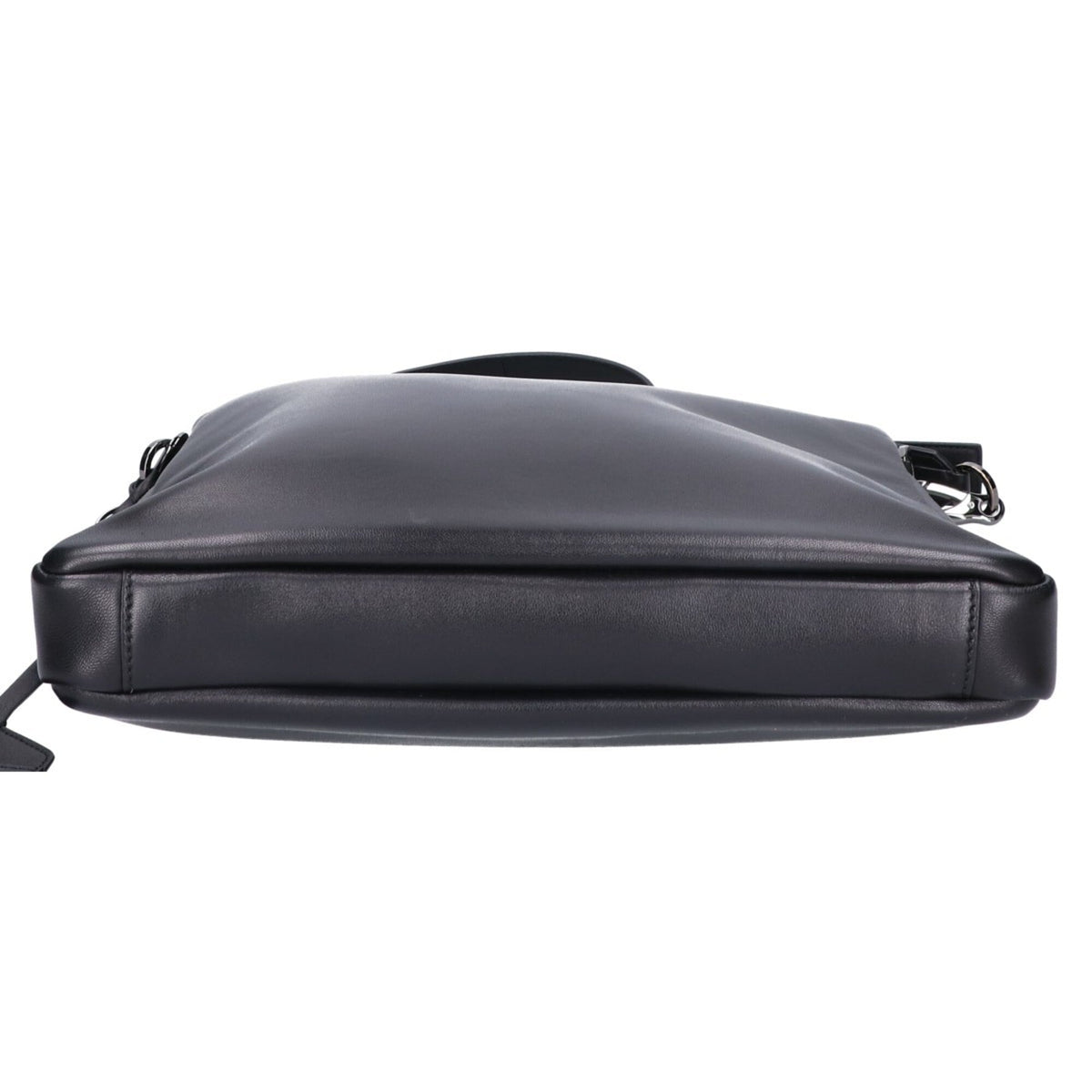 Valentino Black Leather Shoulder Bag (Pre-Owned)