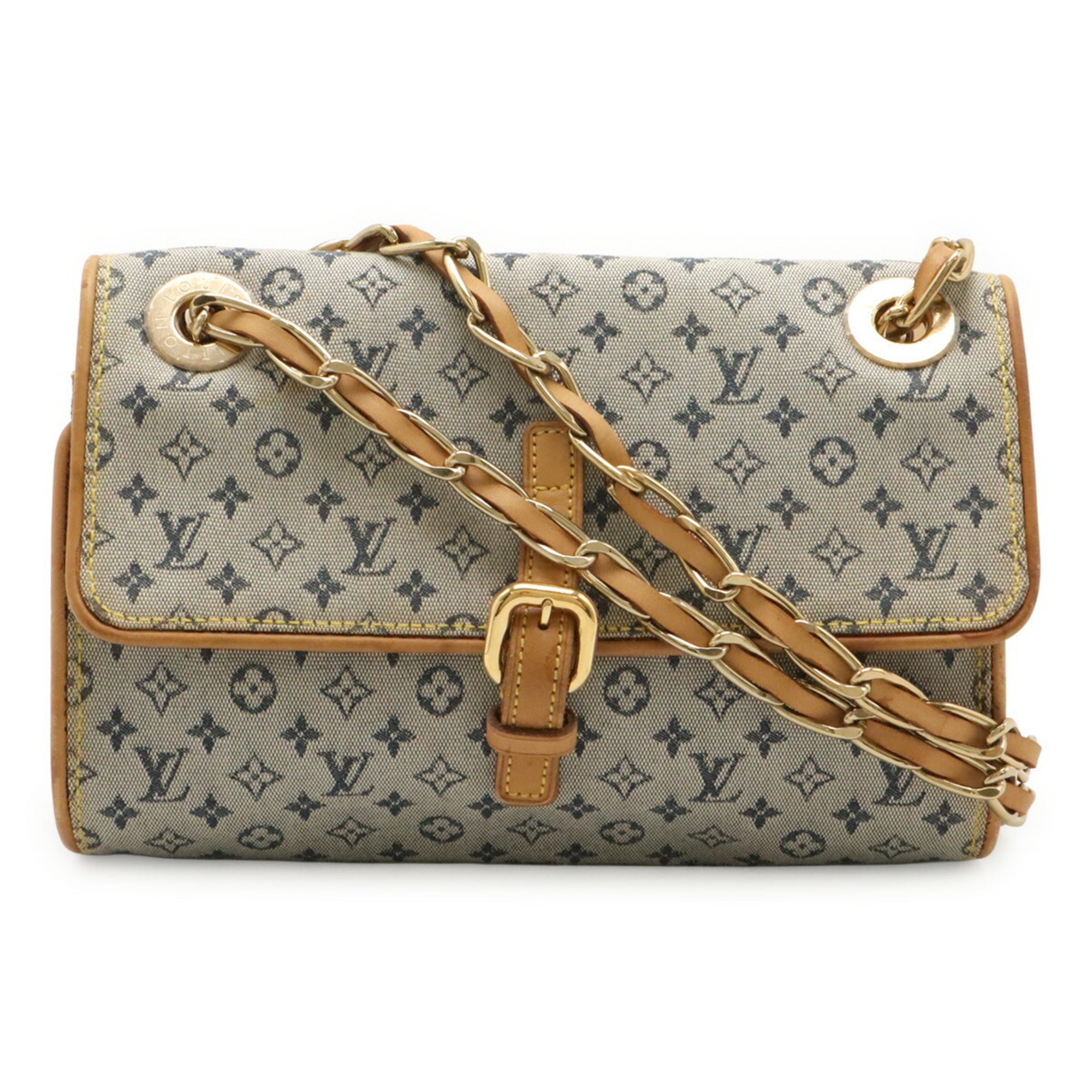 Louis Vuitton Blue Canvas Shoulder Bag (Pre-Owned)