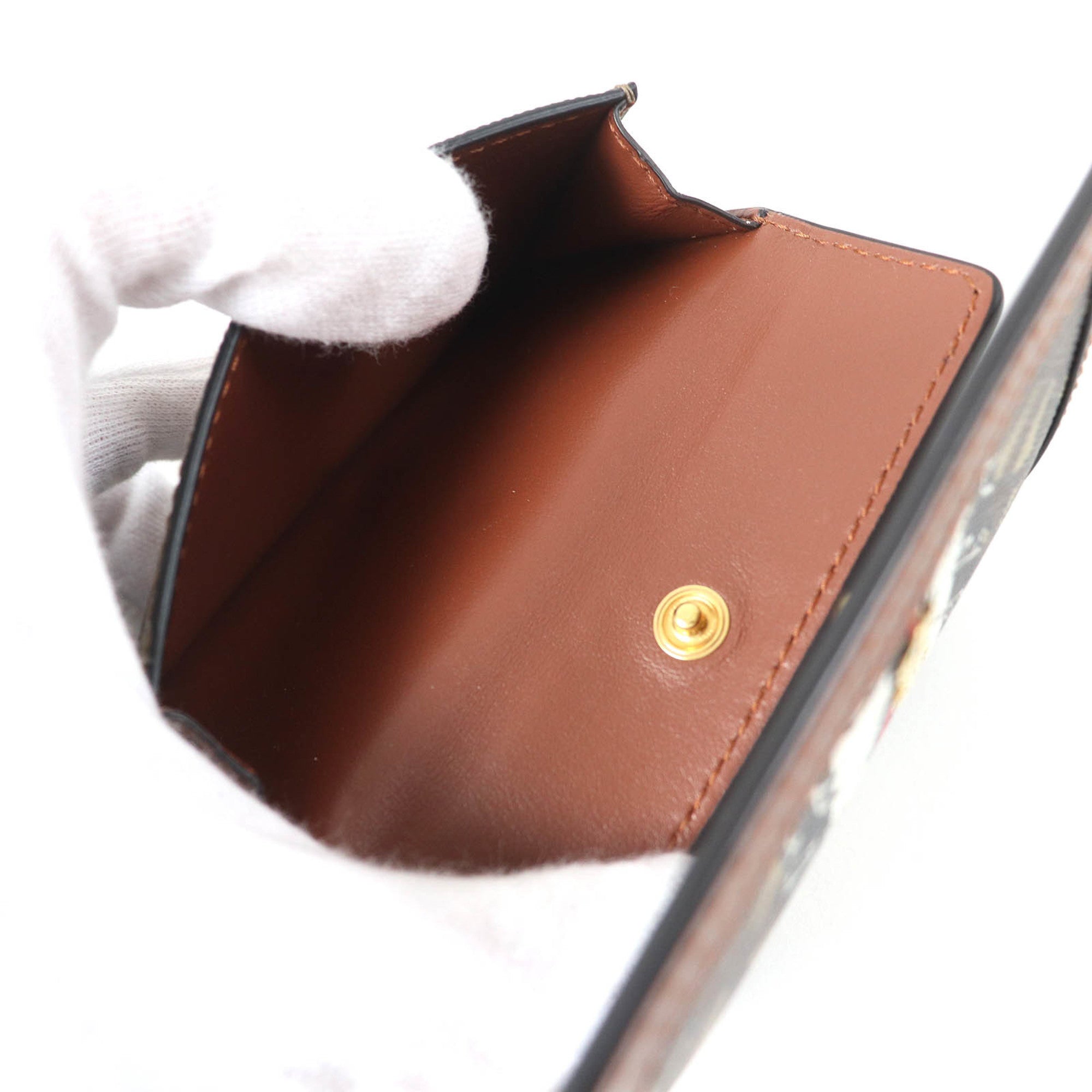 Burberry Brown Pvc Chain/Shoulder Wallet (Pre-Owned)