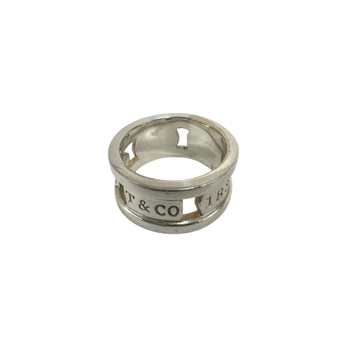 Tiffany Silver Silver 925 Band Ring (Pre-Owned)