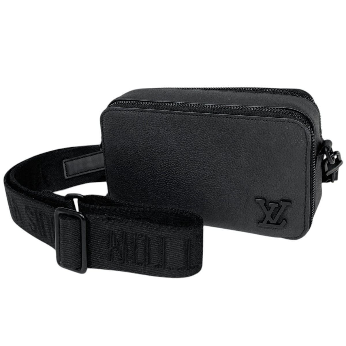 Louis Vuitton Black Noir Leather Shoulder Bag (Pre-Owned)