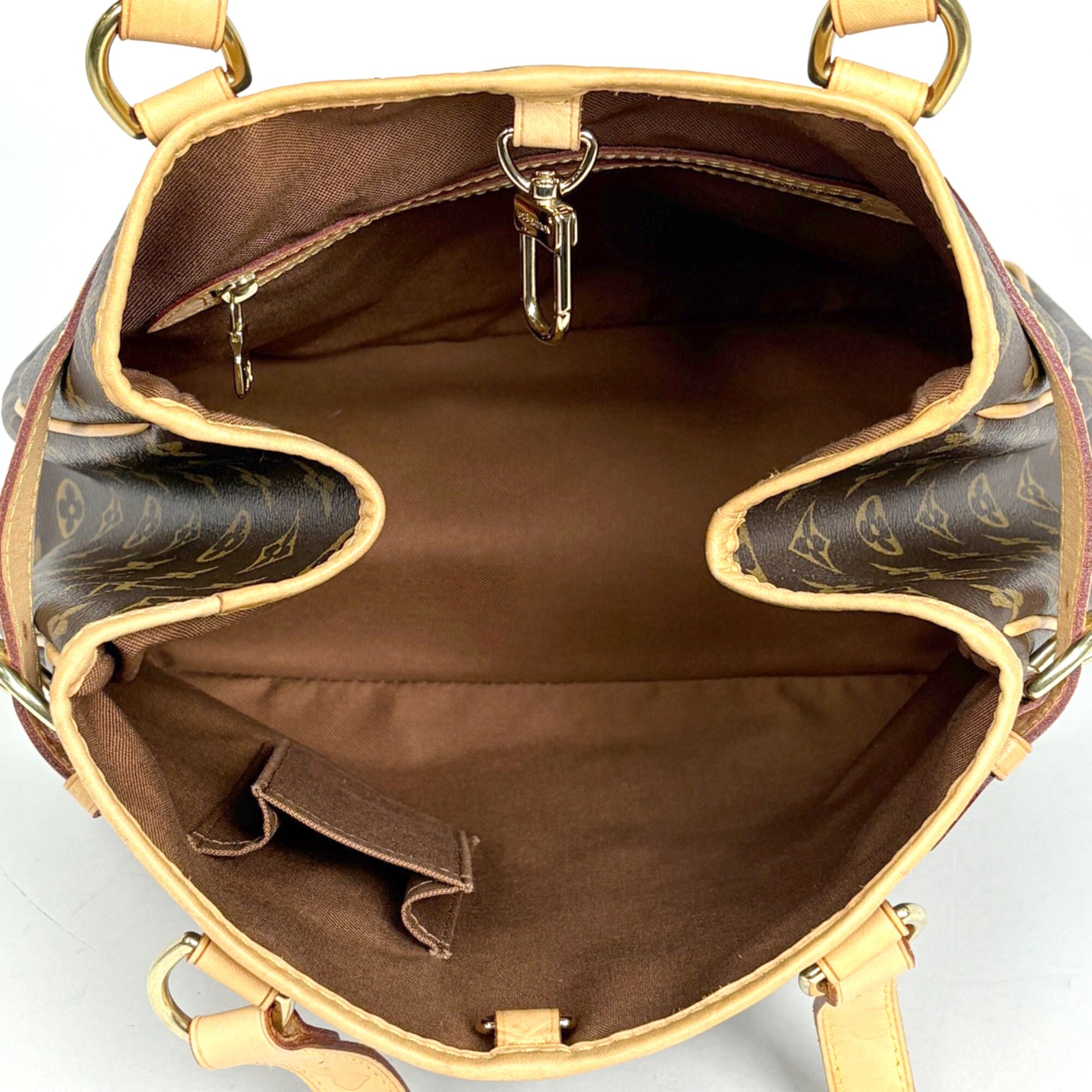 Louis Vuitton Brown Monogram Shoulder Bag Tote Bag (Pre-Owned)