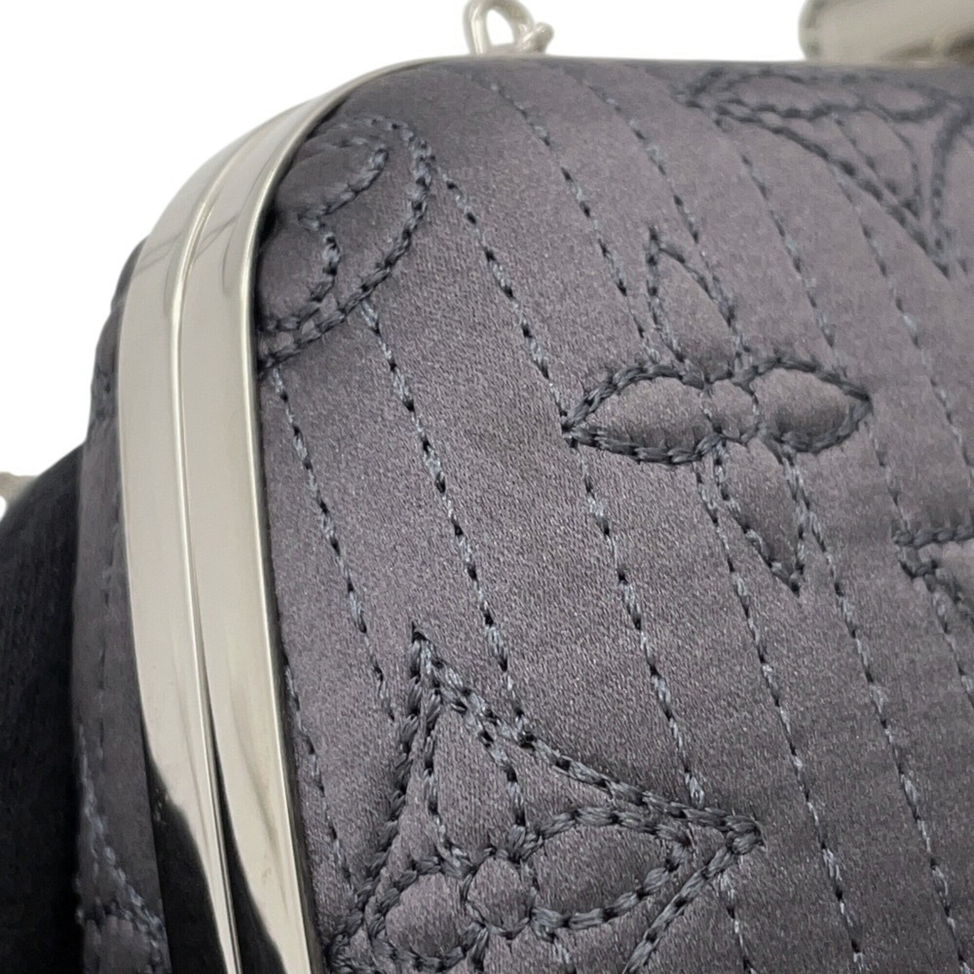 Louis Vuitton Monogram Motard Gray Monogram Clutch Bag Handbag Shoulder Bag (Pre-Owned)