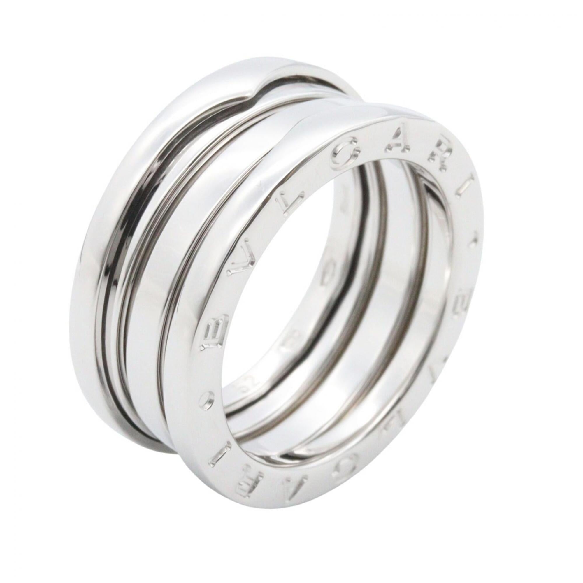 Bvlgari Silver White Gold (18K) Band Ring (Pre-Owned)