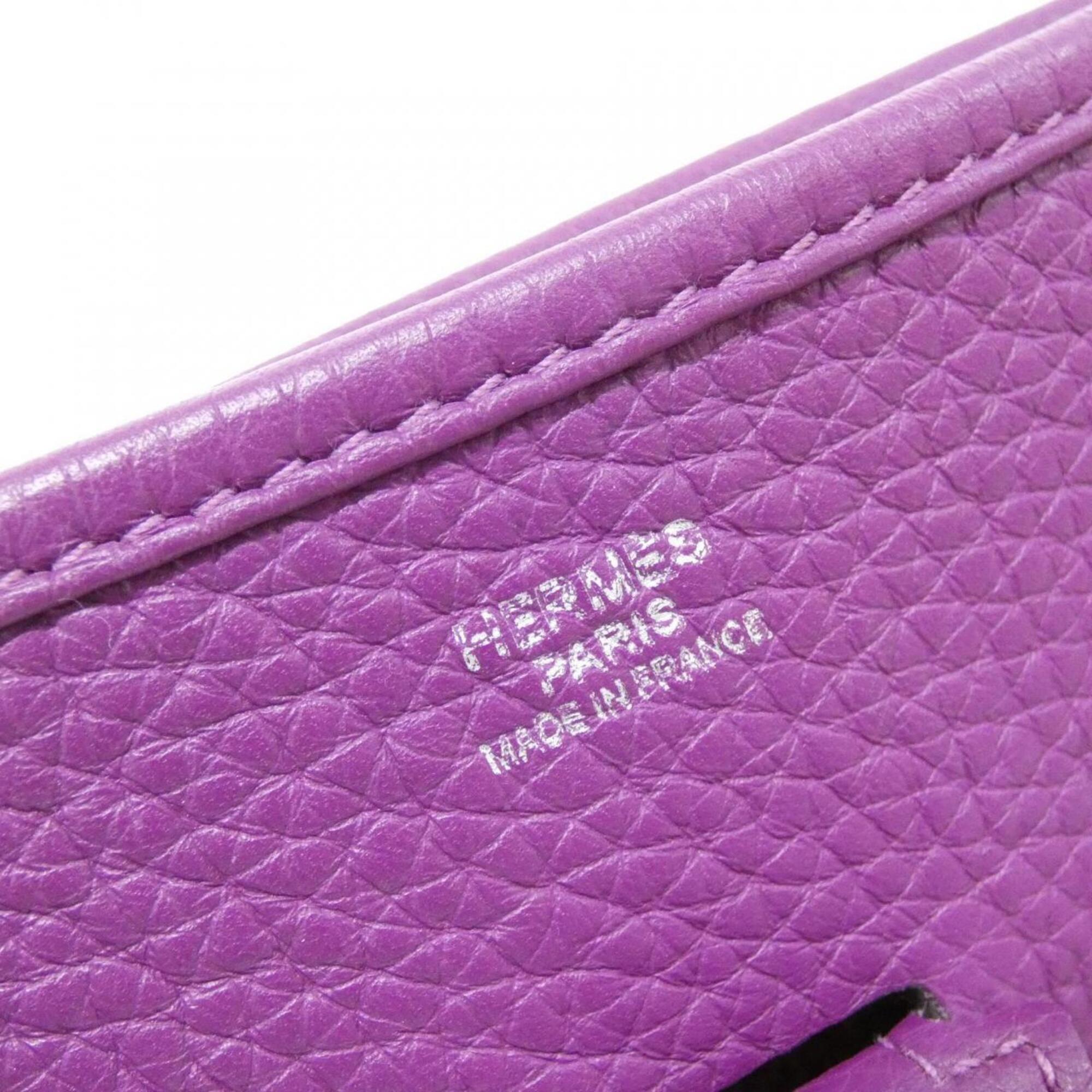 Hermes Anemone Taurillon Clemence Leather Shoulder Bag (Pre-Owned)