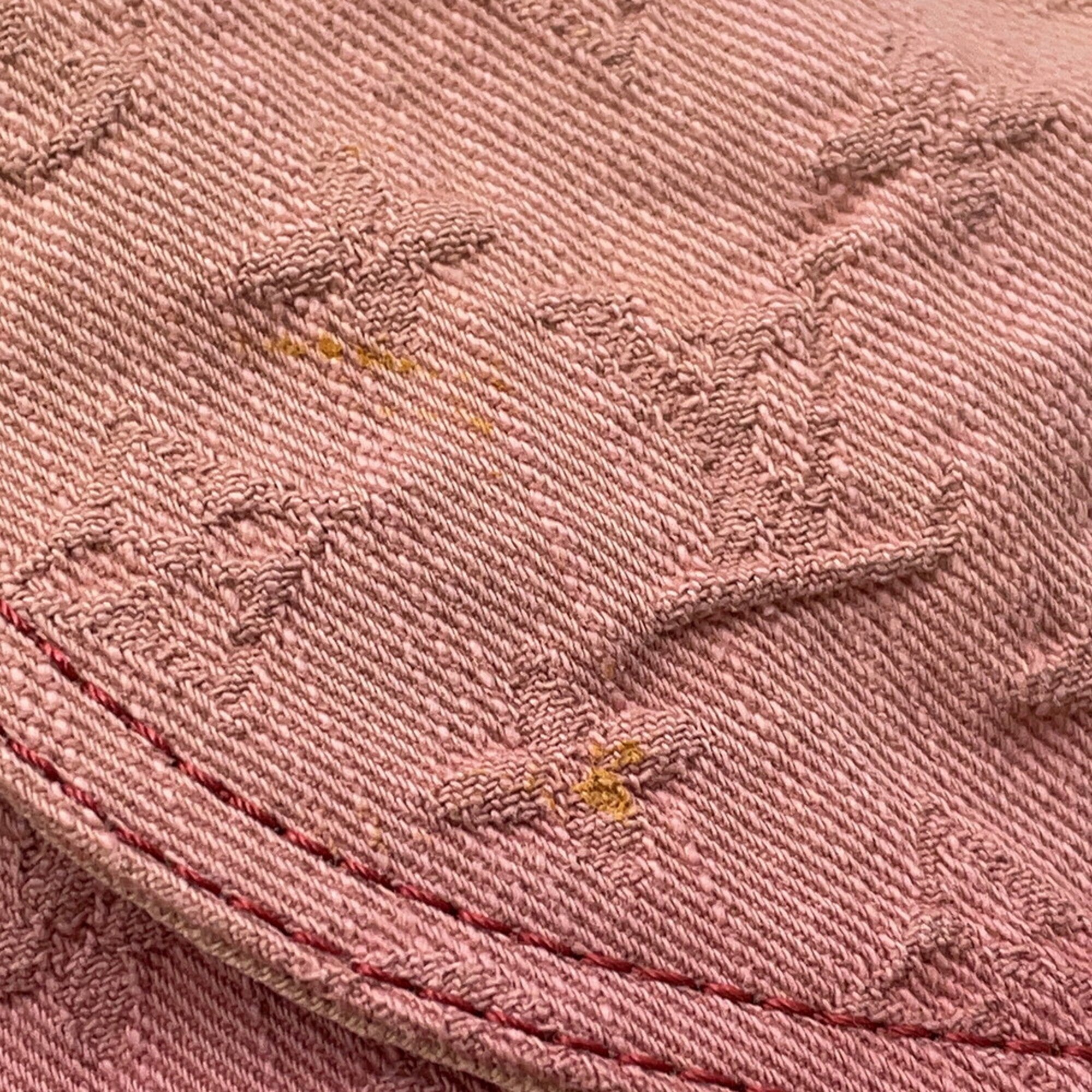 Louis Vuitton Pink Purple Monogram Denim Shoulder Bag (Pre-Owned)