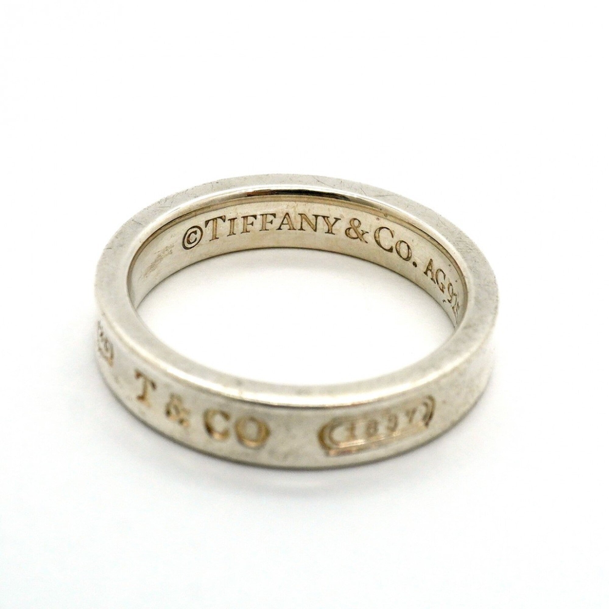 Tiffany Silver 925 Band Ring (Pre-Owned)