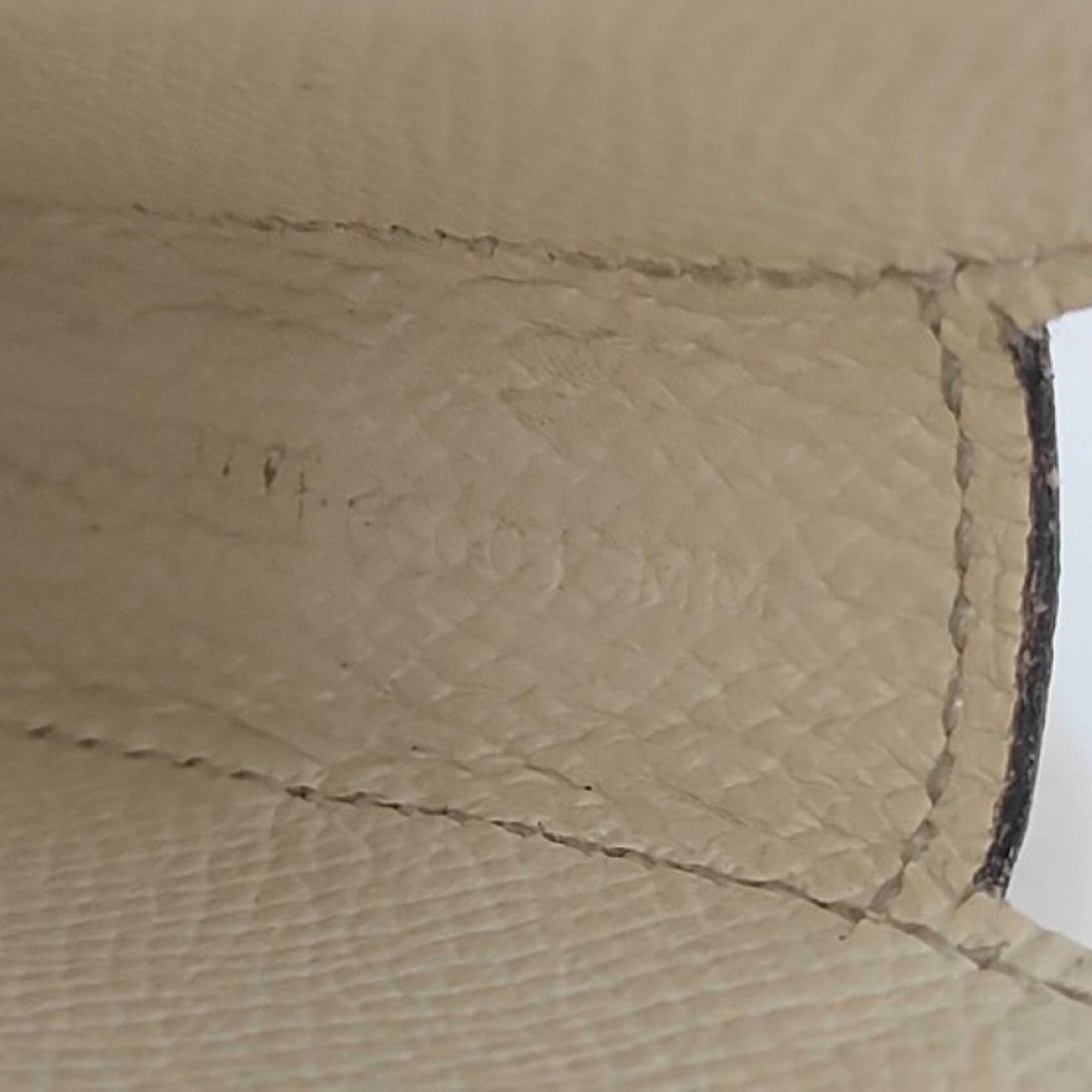 Hermes Brown White Yellow Epsom Leather Pouch (Pre-Owned)
