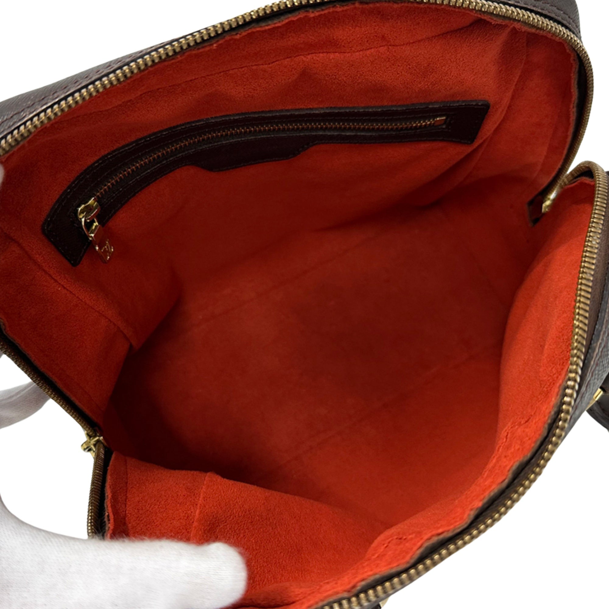 Louis Vuitton Brown Ebene Damier Canvas Handbag (Pre-Owned)