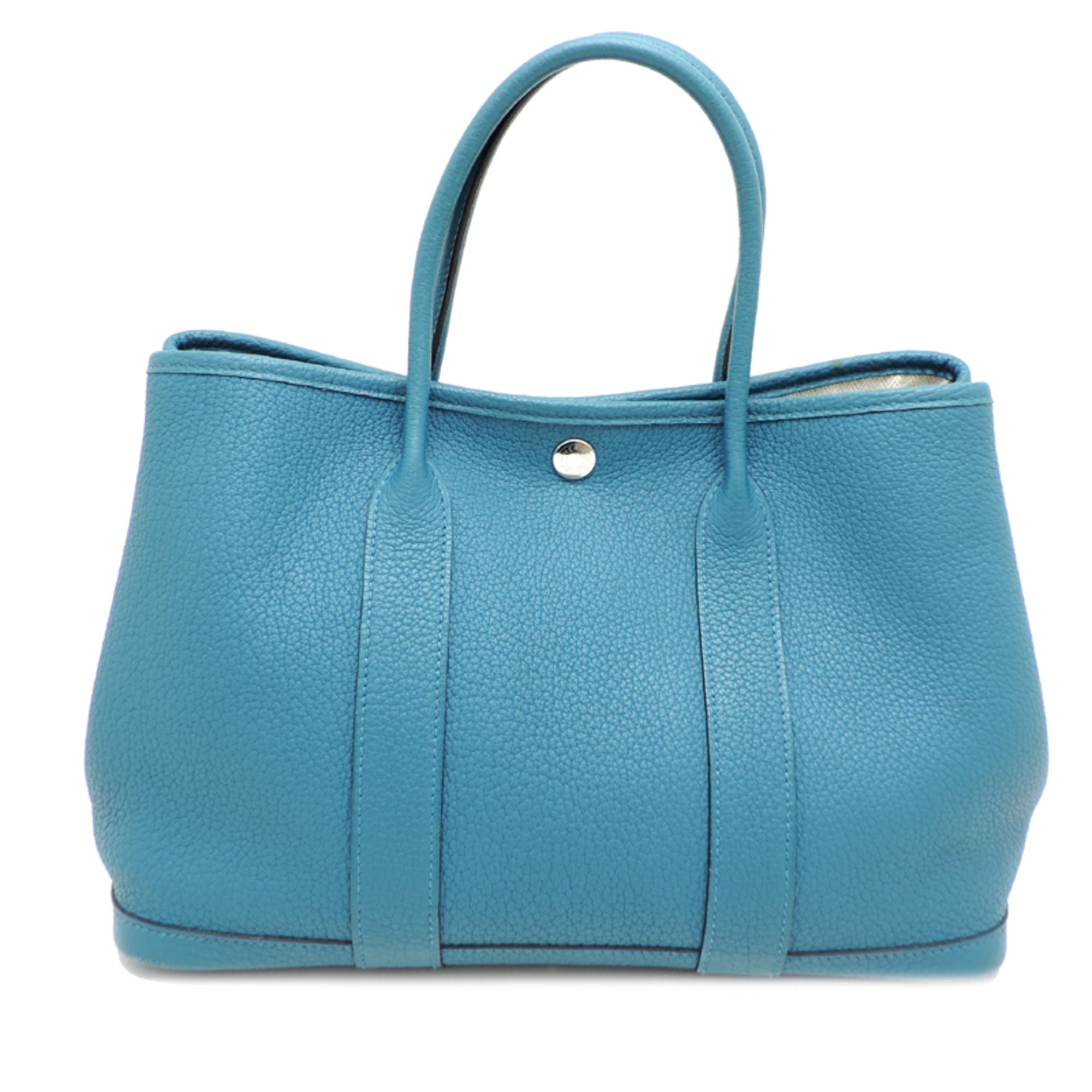 Hermes Cobalt Light Blue Negonda Leather Tote Bag (Pre-Owned)